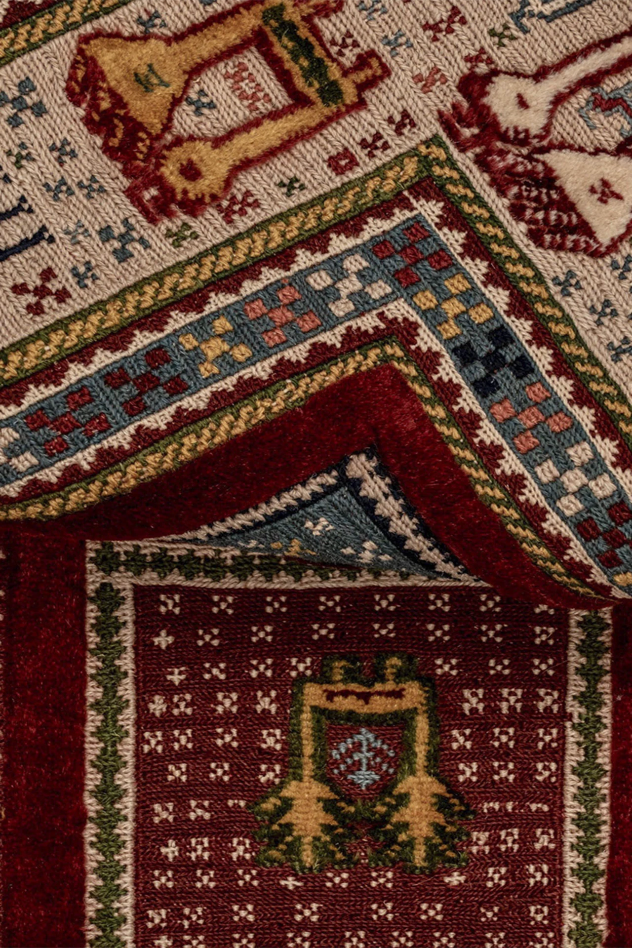 Kelim Teppich - Soumakh Würfel
