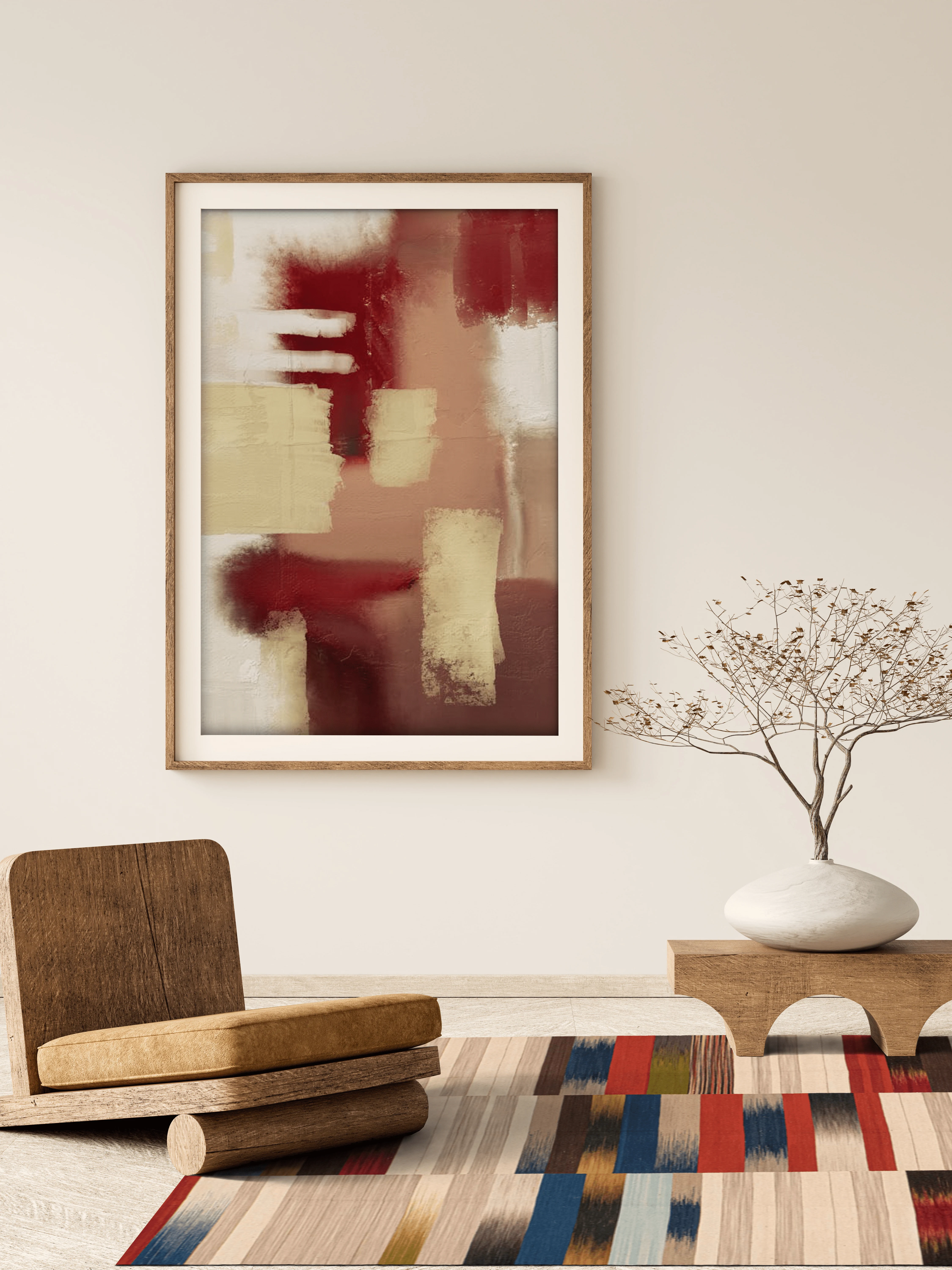 Kelim Teppich - Colorblocks
