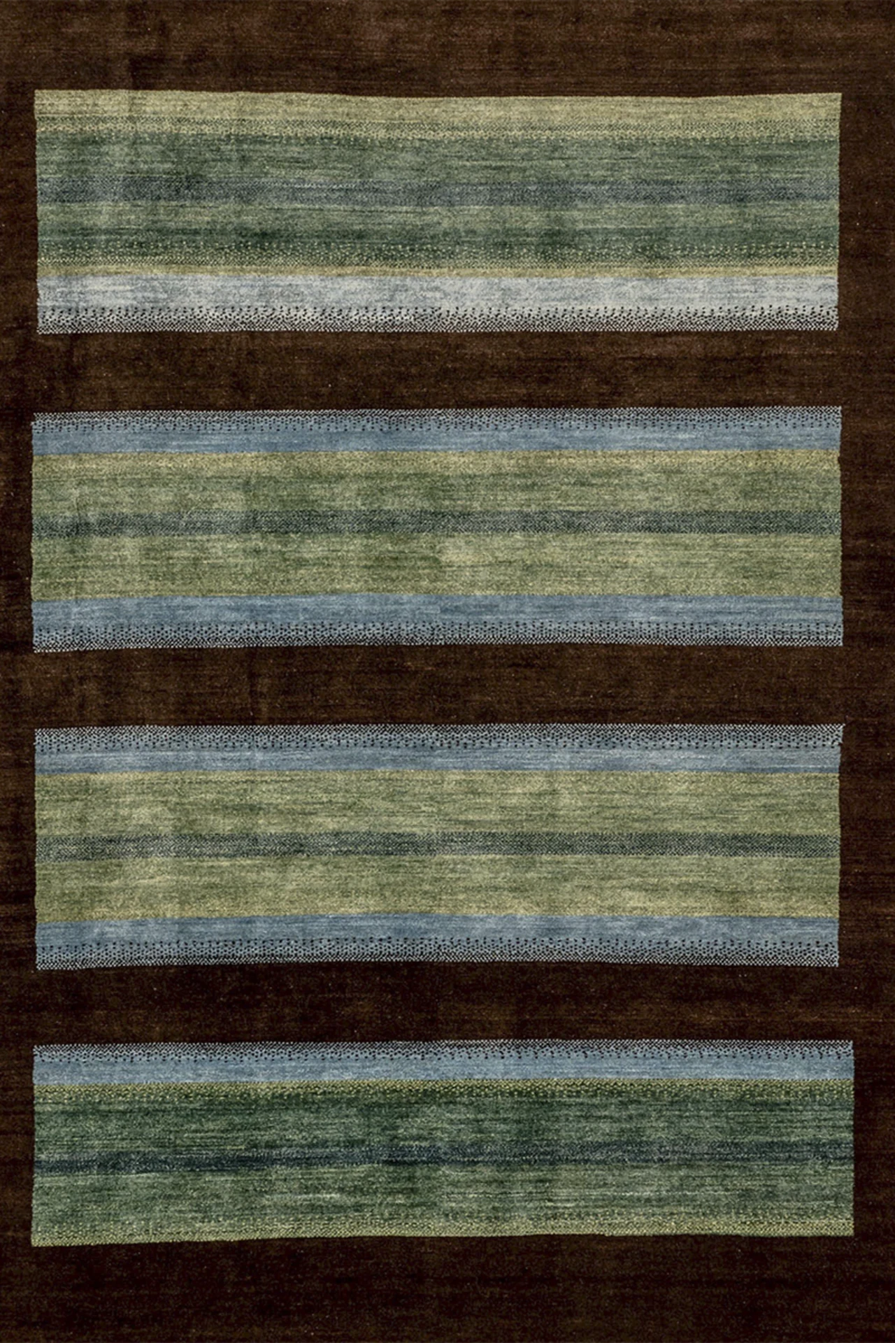 Gabbeh Teppich-Unikat - Feldlinien