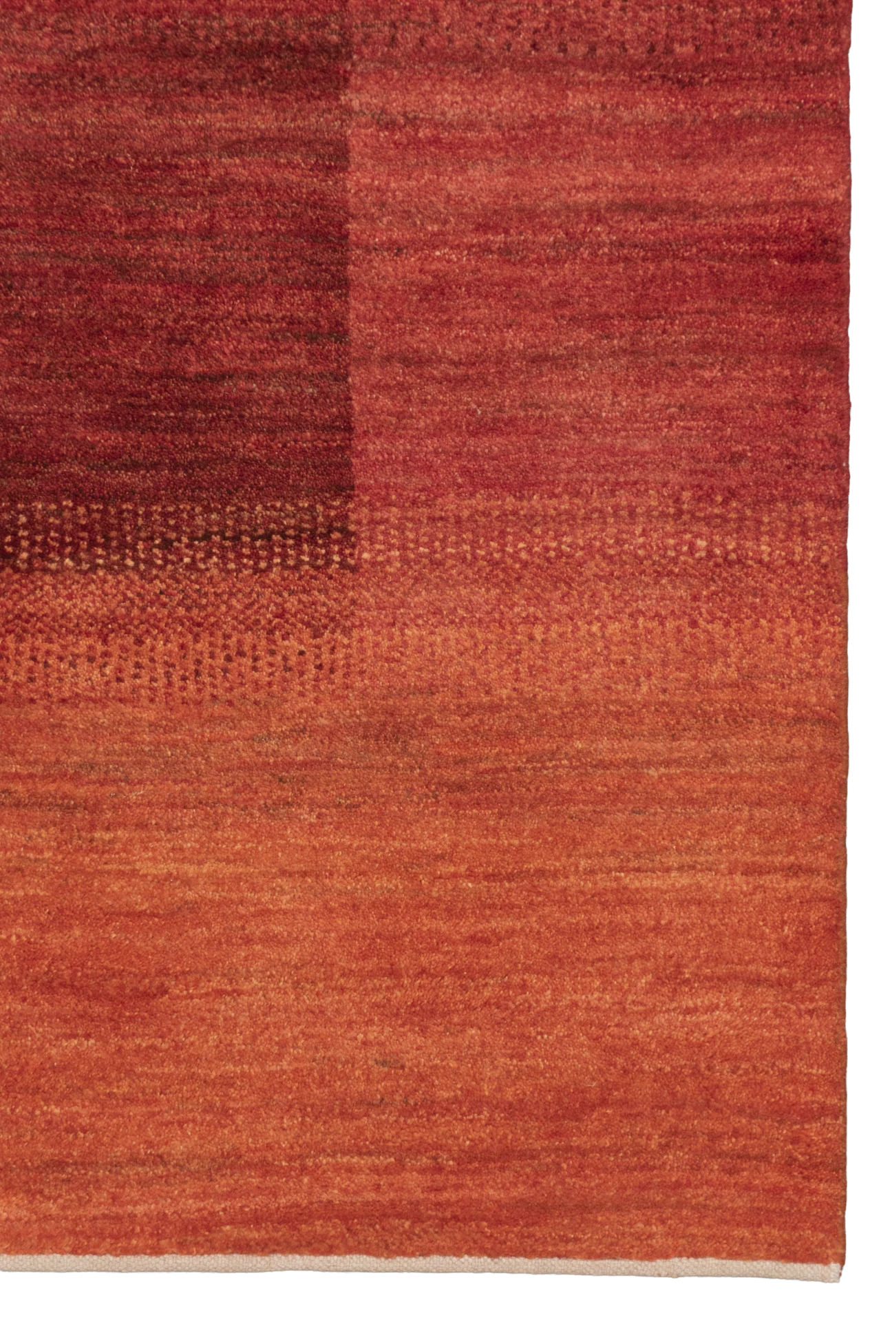 Gabbeh Teppich-Unikat - roter Horizont