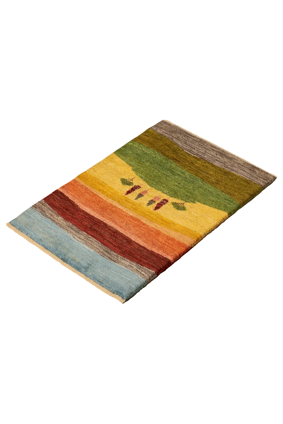 Gabbeh Teppich-Unikat - bunte Baumoase