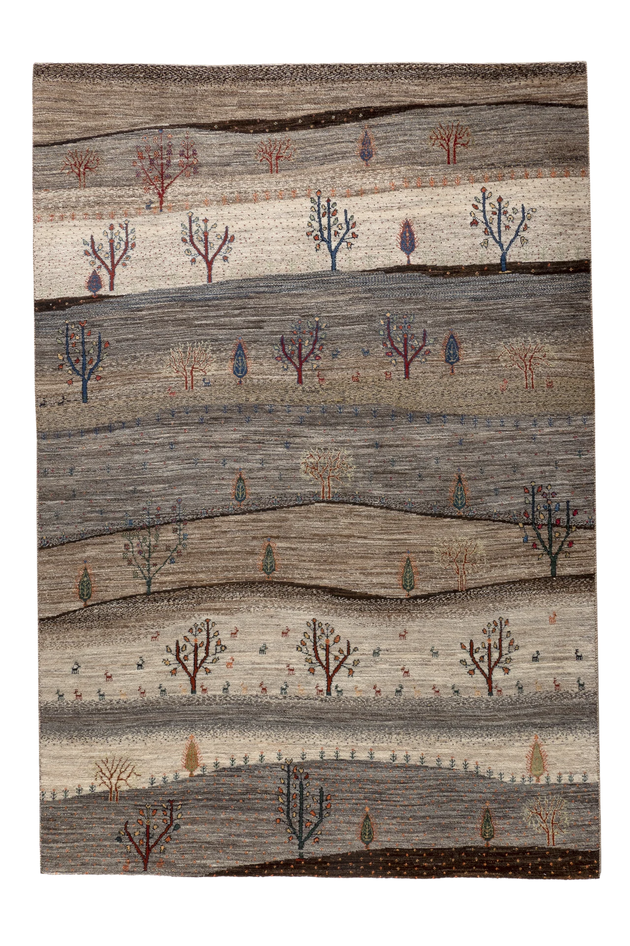 Gabbeh Teppich-Unikat - Gebirgswüste