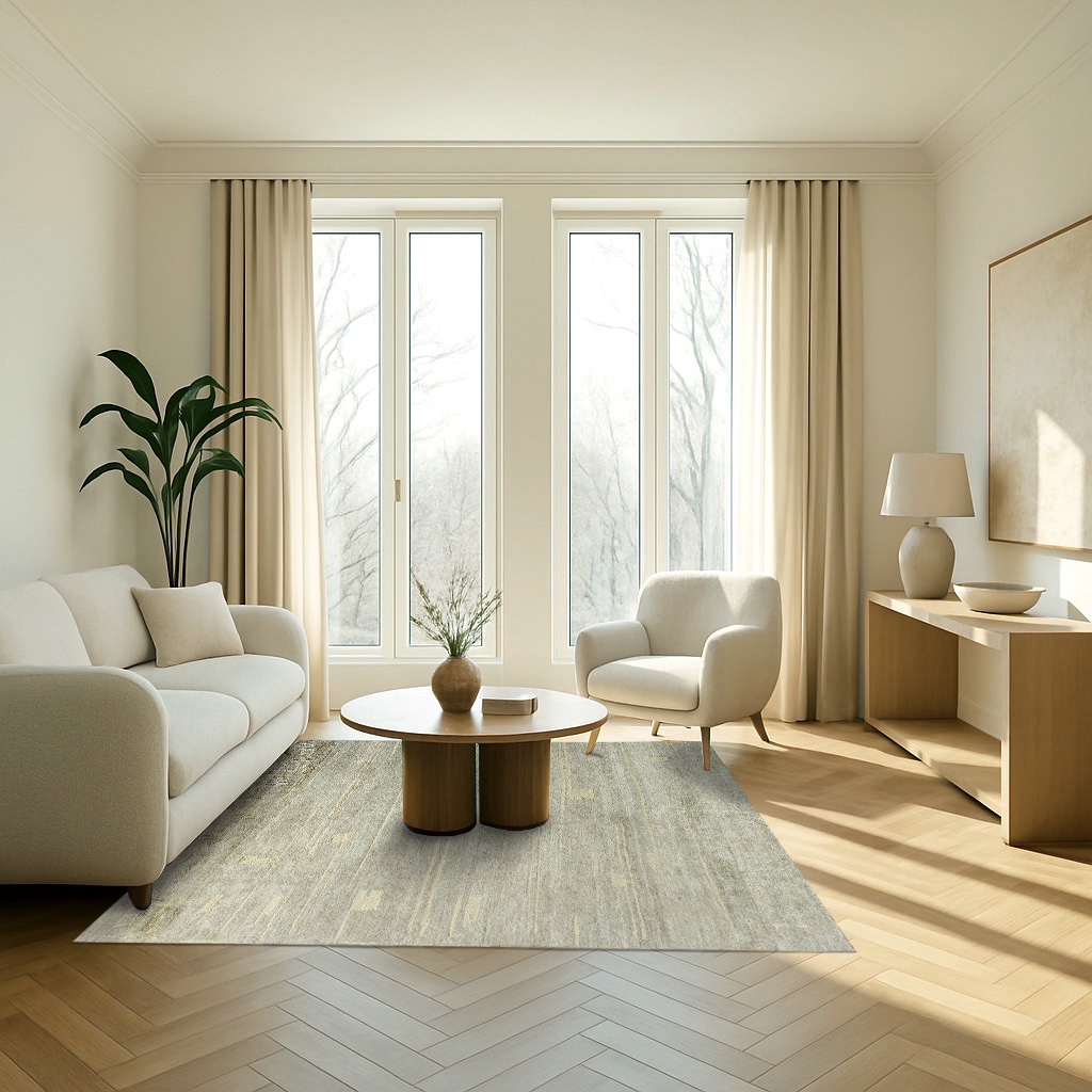 Jordan Collection Designteppich - Moss Grey