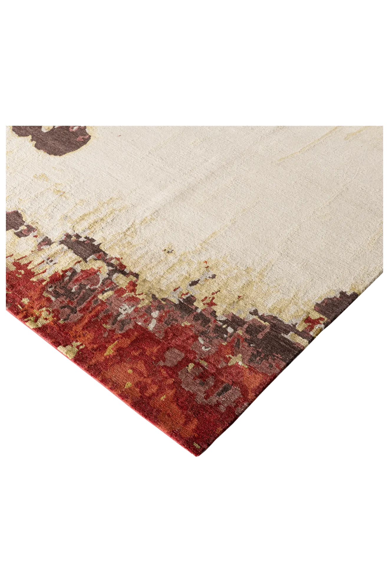 Wool & Silk Teppich - Smoke on the Water