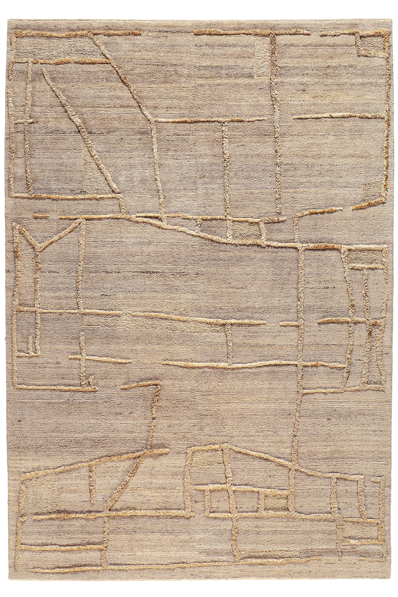 Jordan Collection Designteppich - Amber Golden Toffee