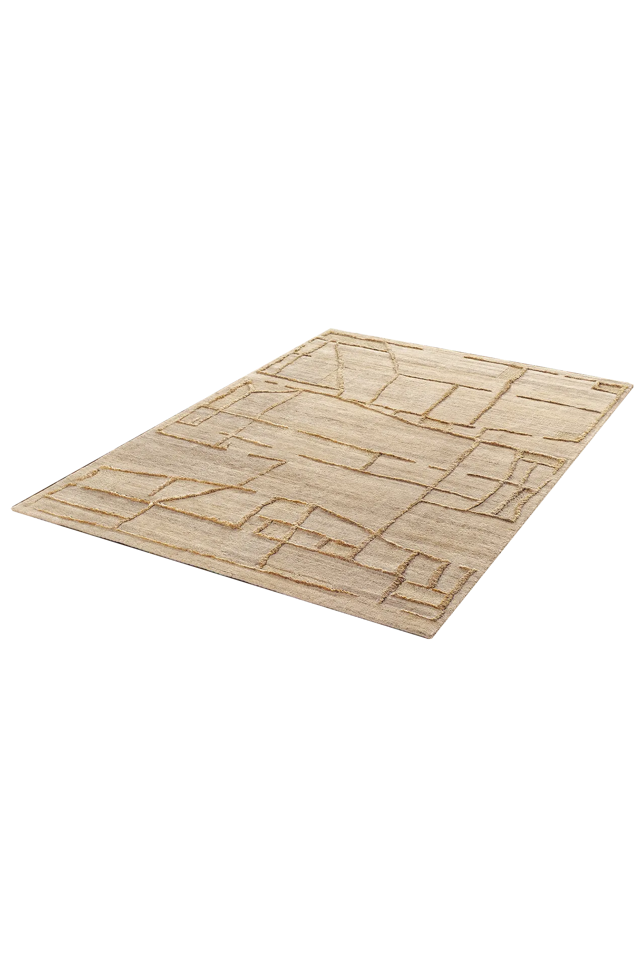 Jordan Collection Designteppich - Amber Golden Toffee