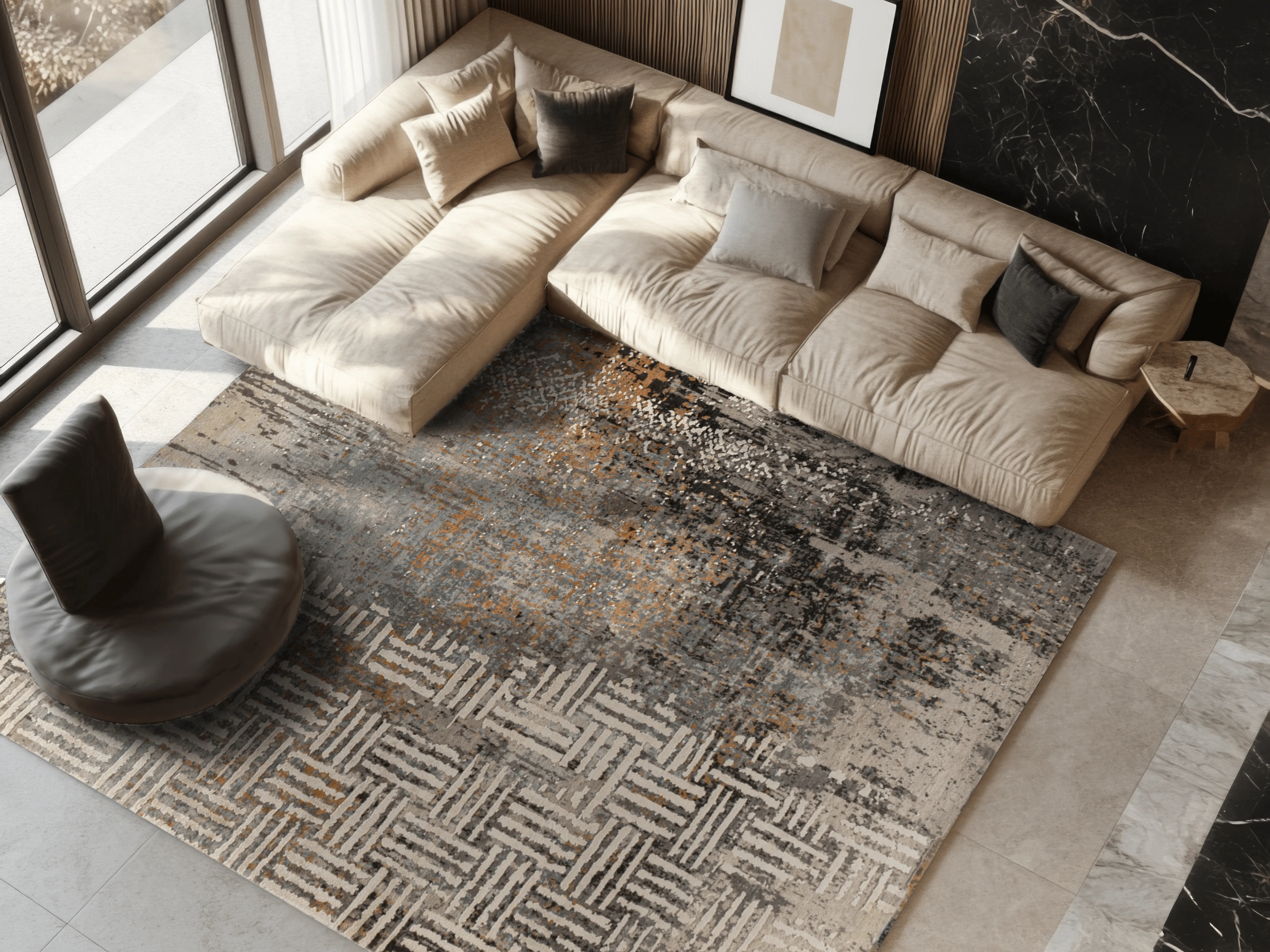 Jordan Collection Designteppich - Street Art