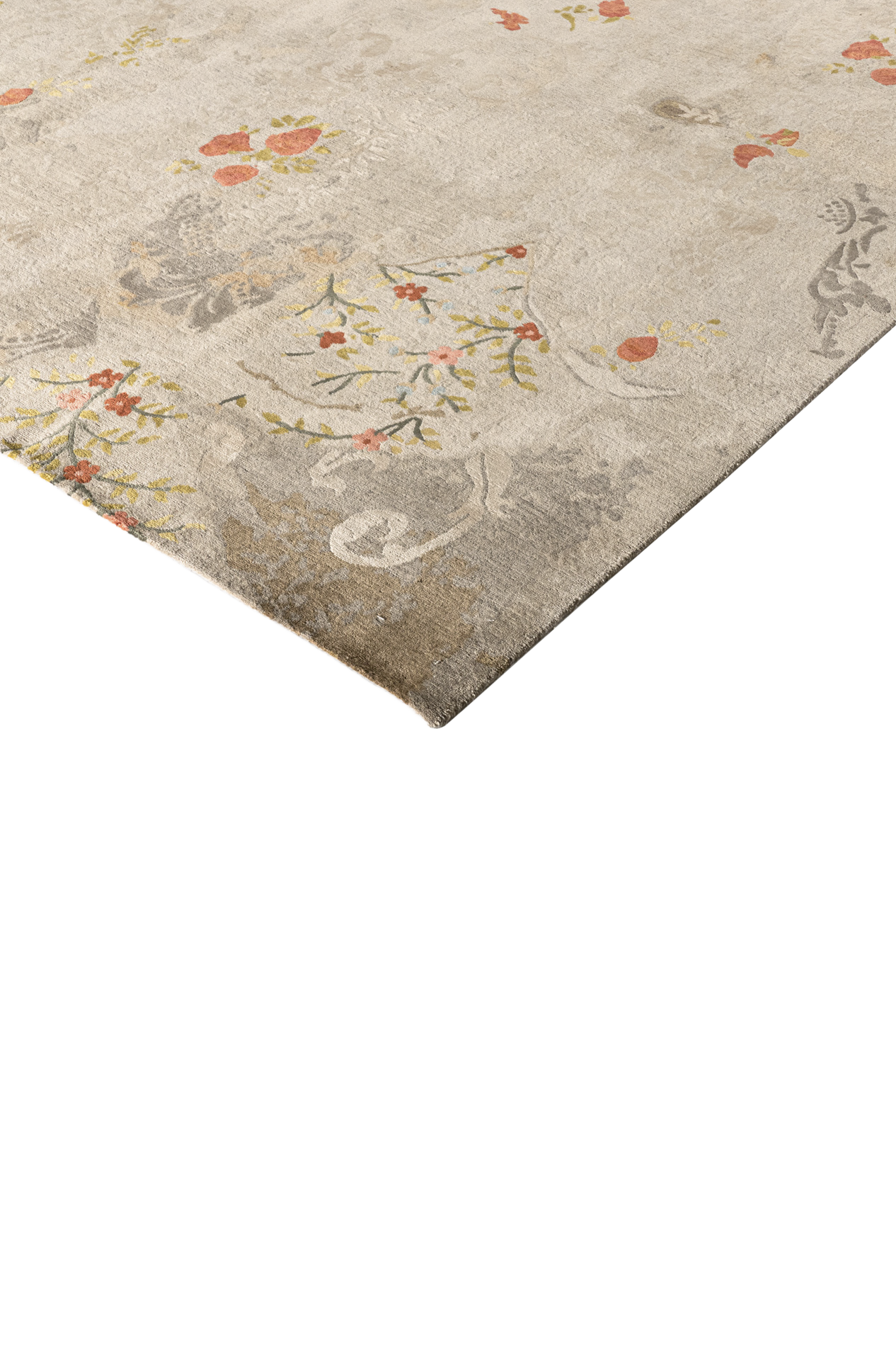 Wool & Silk Teppich - Roses