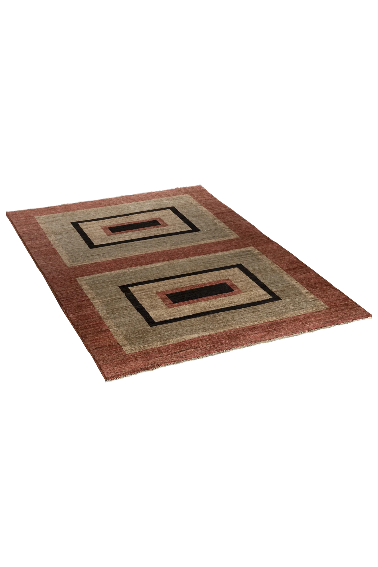 Gabbeh-Art Teppich - Formenklang