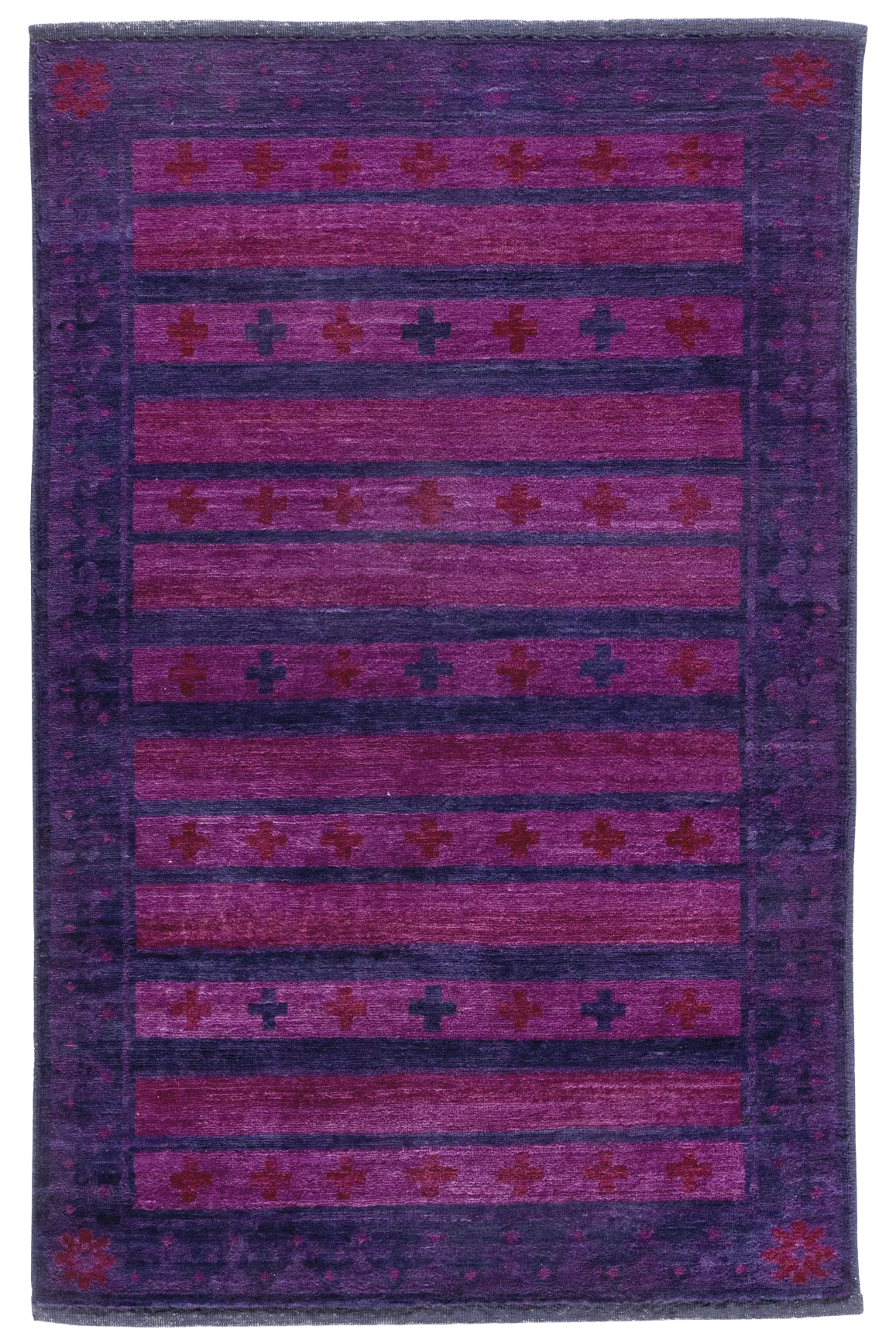 Gabbeh-Art Teppich - Purplefever