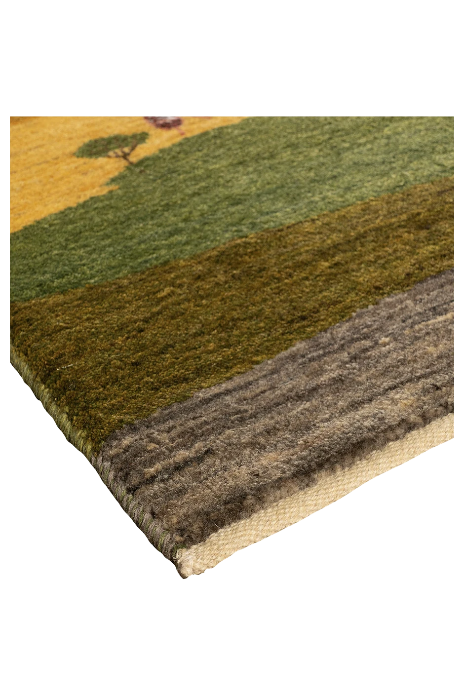 Gabbeh Teppich-Unikat - bunte Baumoase