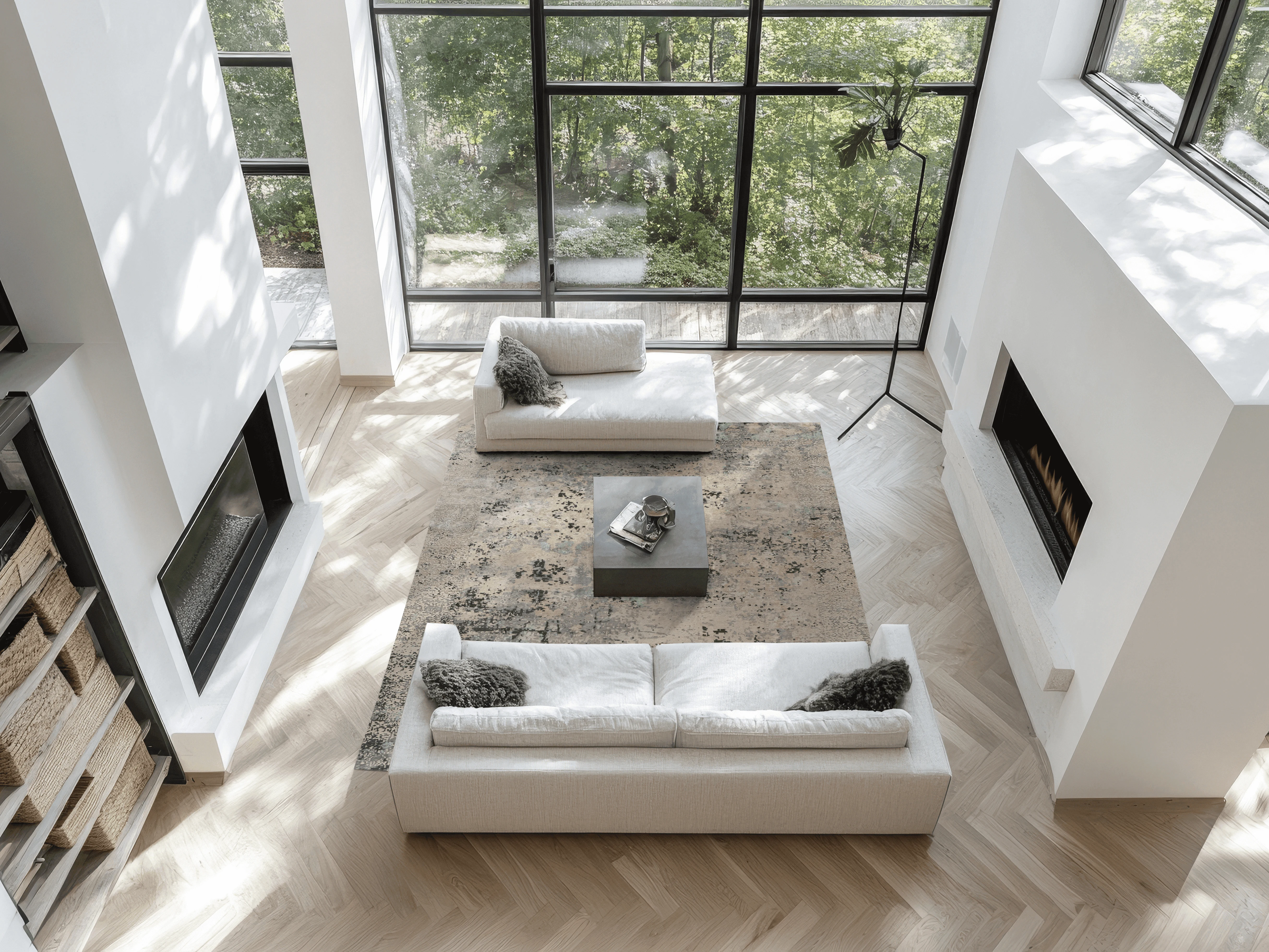 Jordan Collection Designteppich - Eiskristall