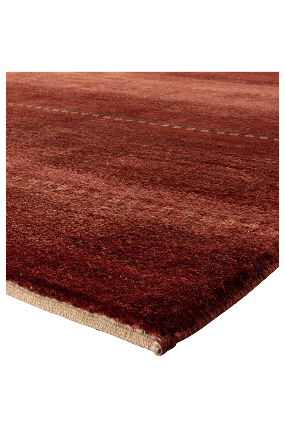 Gabbeh Teppich-Unikat - rote Mohnweide