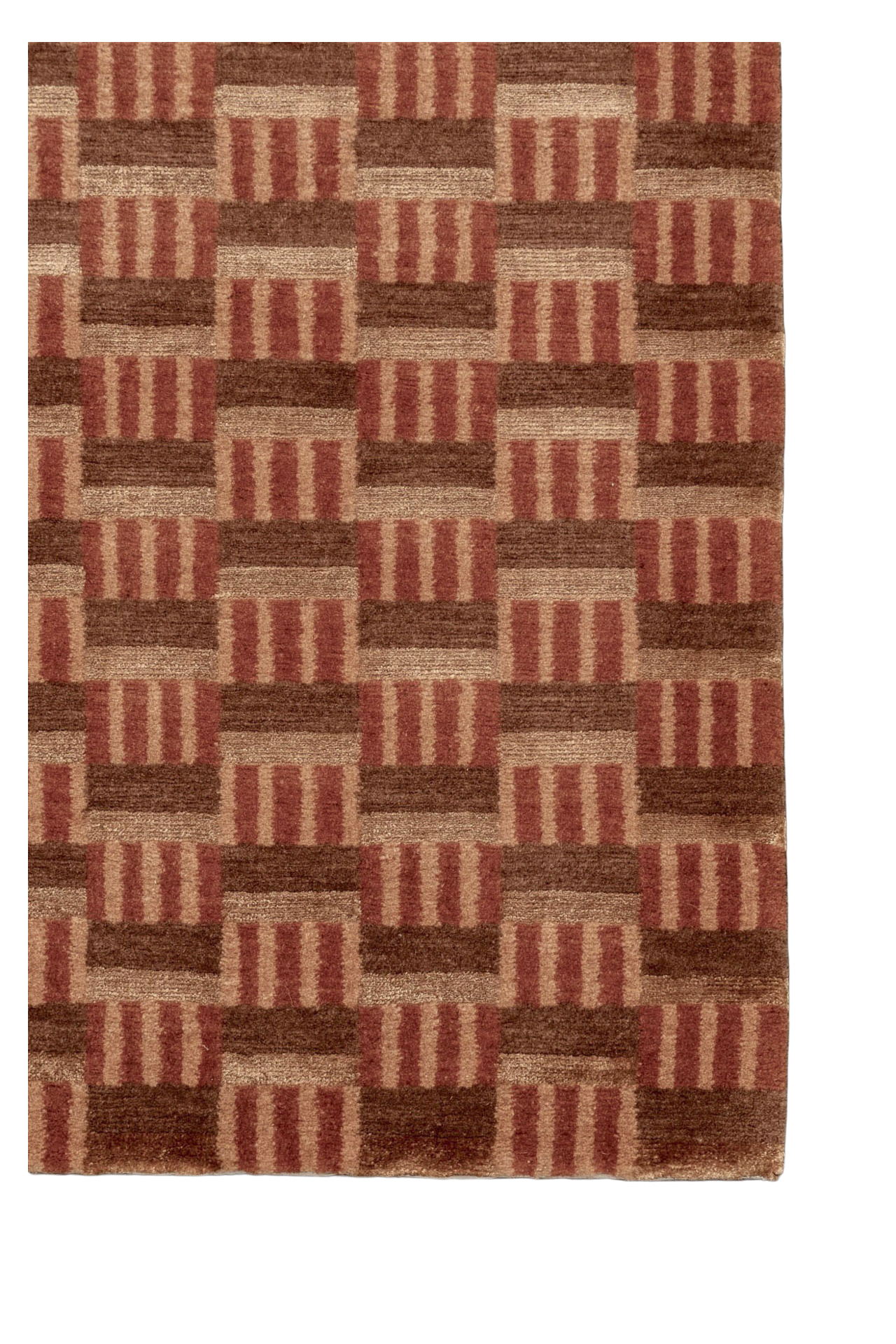 Nepal-Teppich - Coral Red