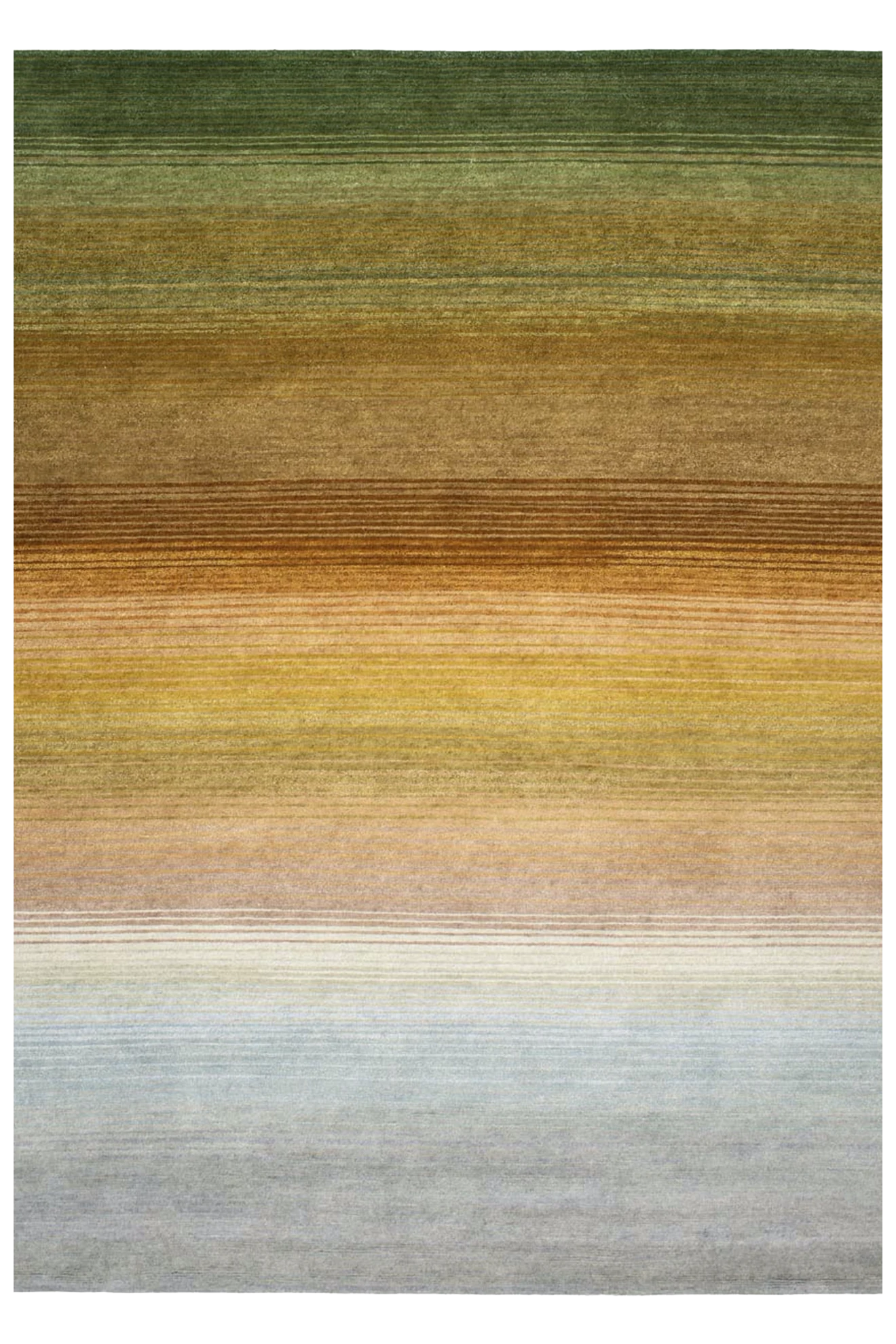 Jan Kath Teppich - Spectrum Green