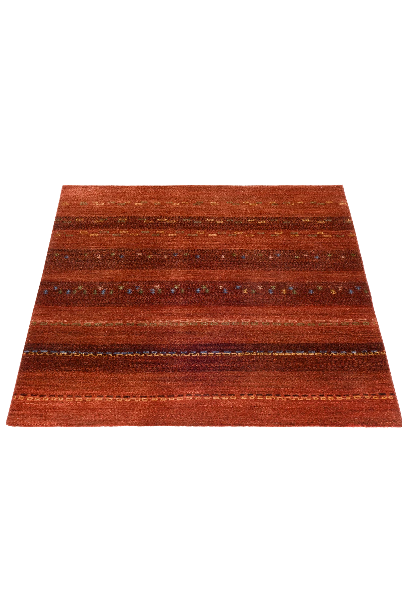 Gabbeh Teppich-Unikat - Mohnweide