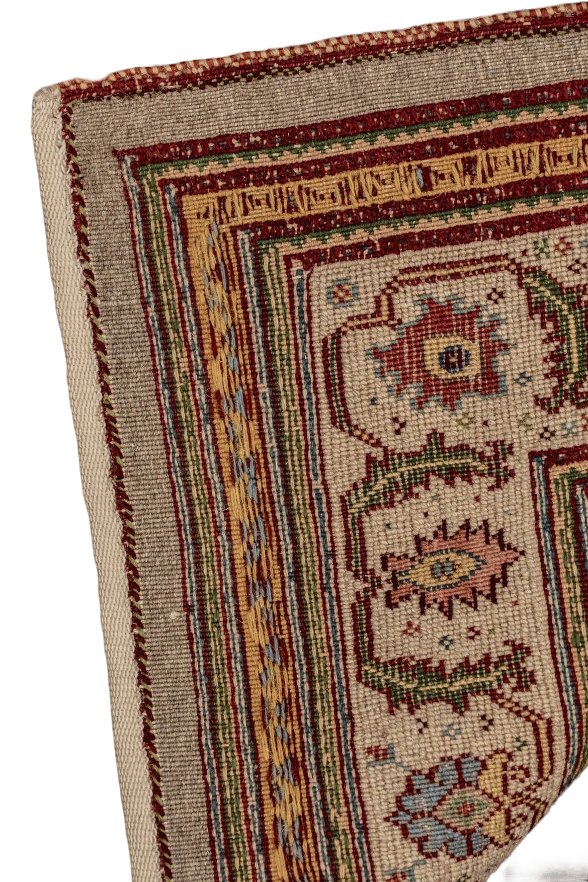 Kelim Teppichläufer - Soumakh Beige