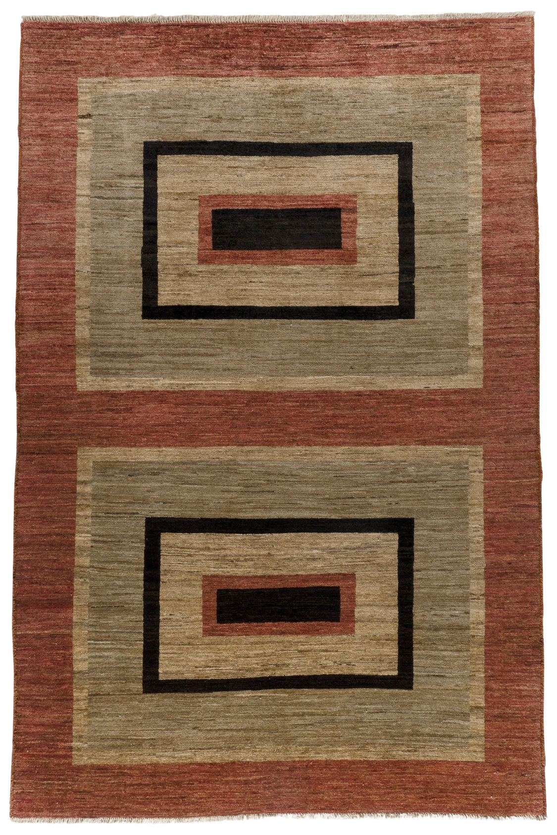 Gabbeh-Art Teppich - Formenklang
