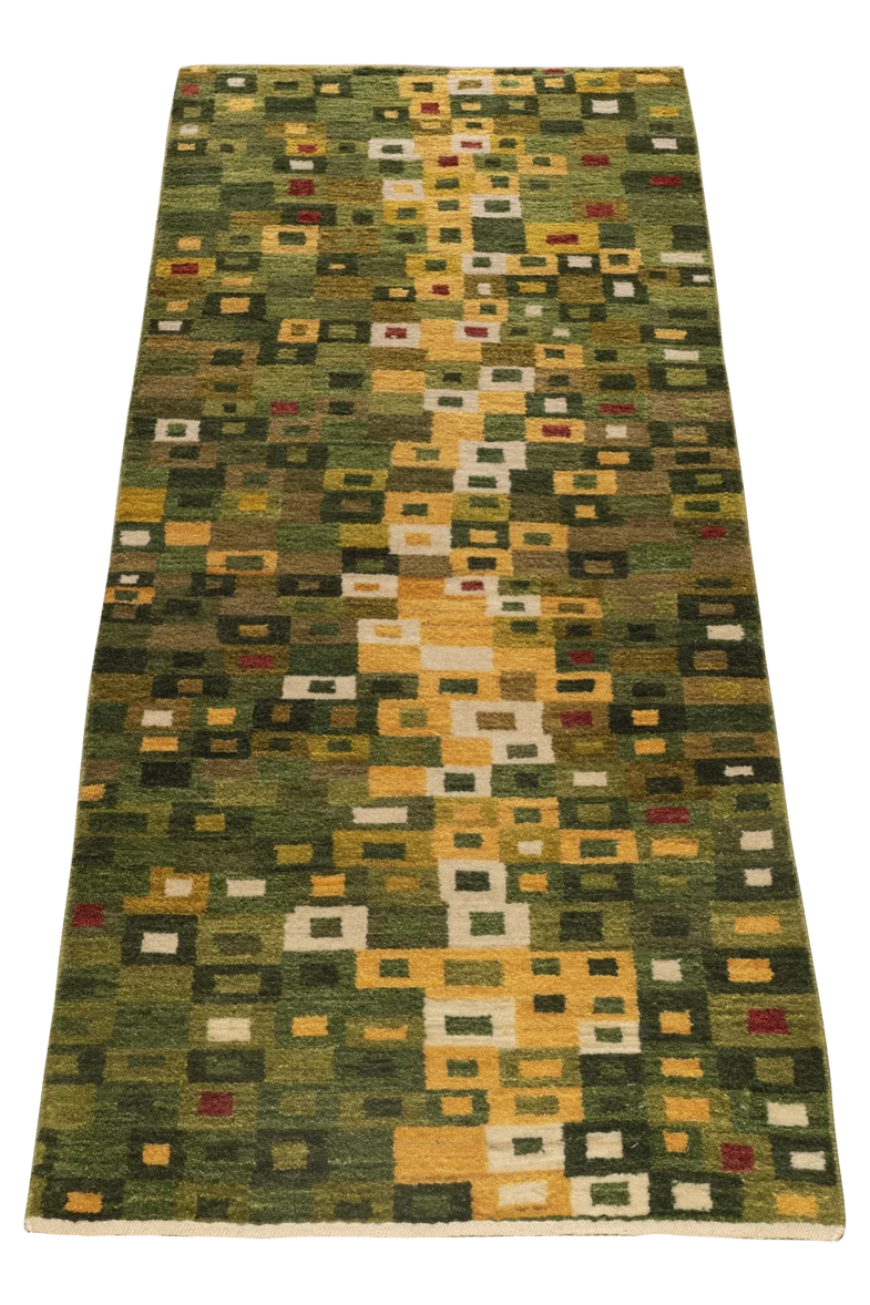 Gabbeh Teppichläufer - persische Mosaikfenster