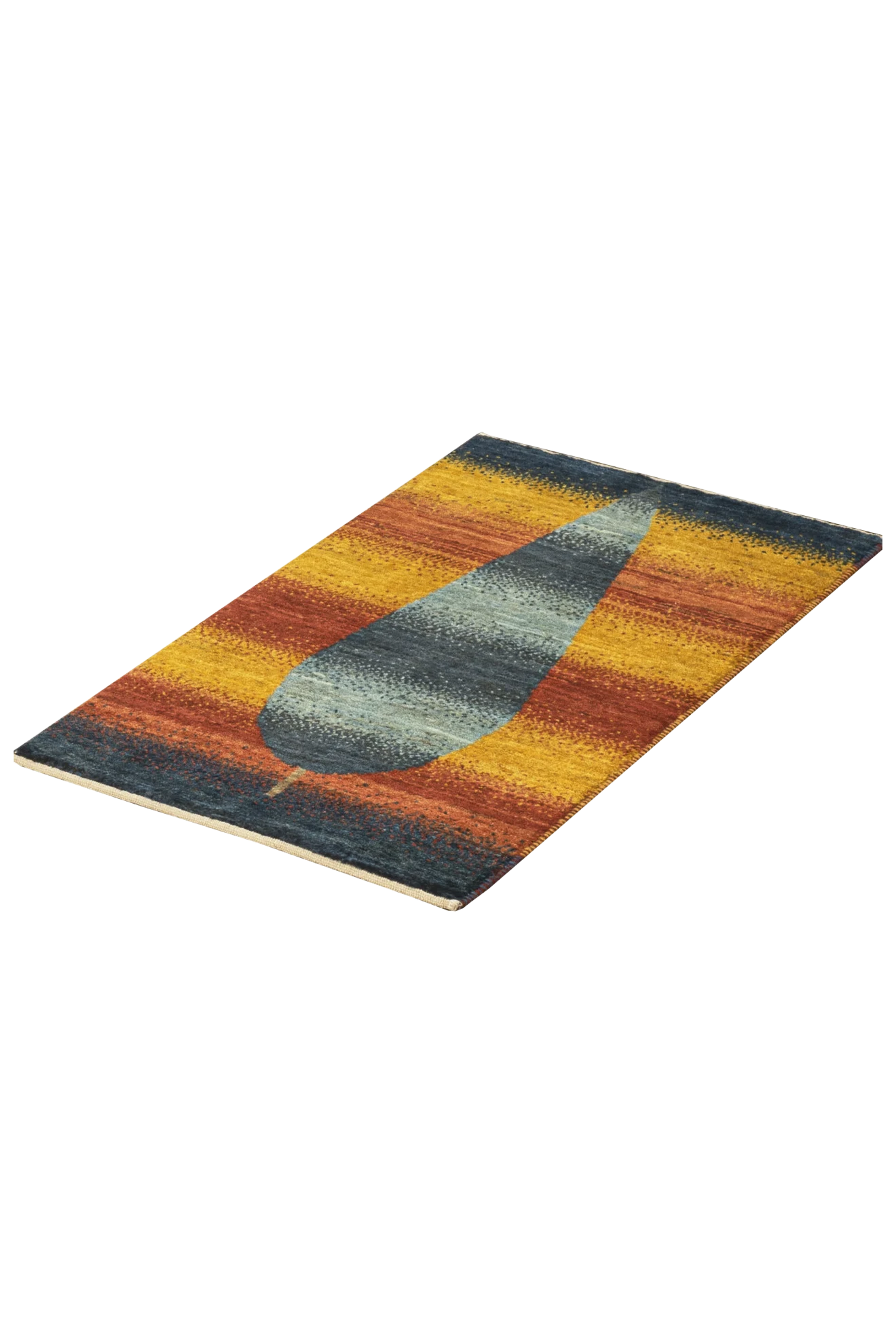 Gabbeh Teppich-Unikat - blaue Zypresse