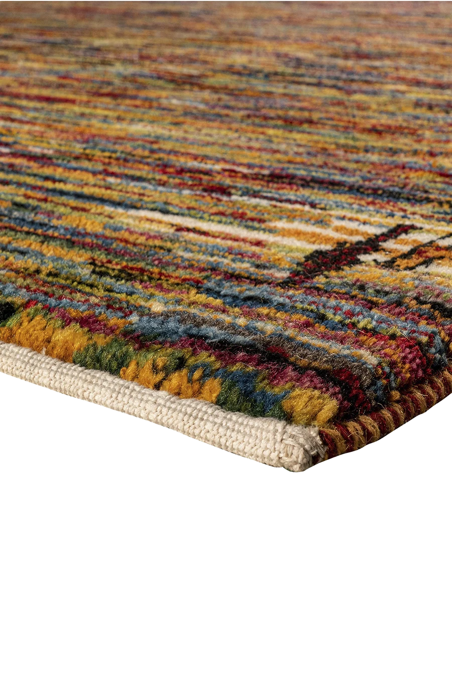 Gabbeh Teppich-Unikat - Nomadenmosaik