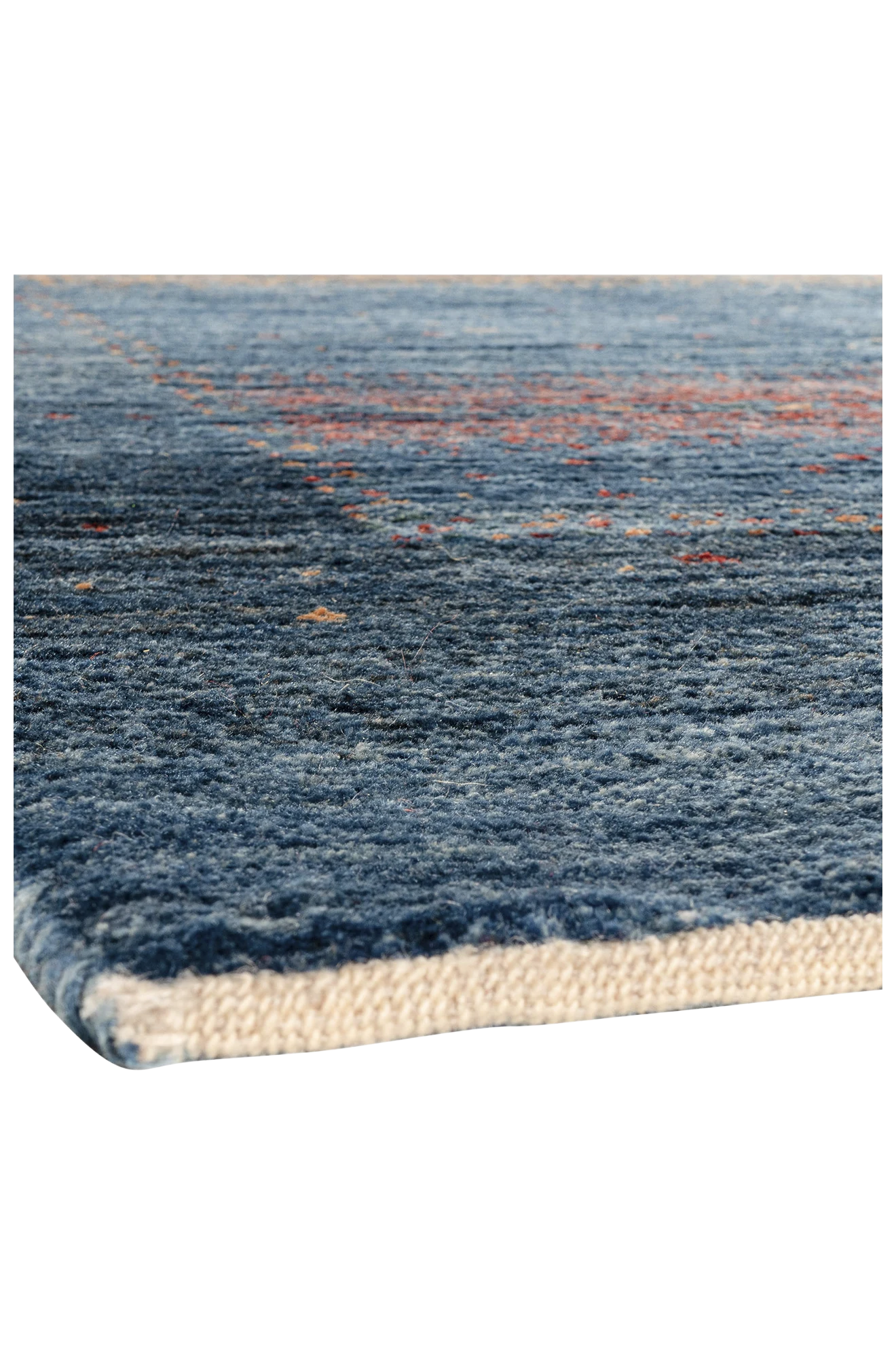 Gabbeh Teppich - Läufer blauer Strom