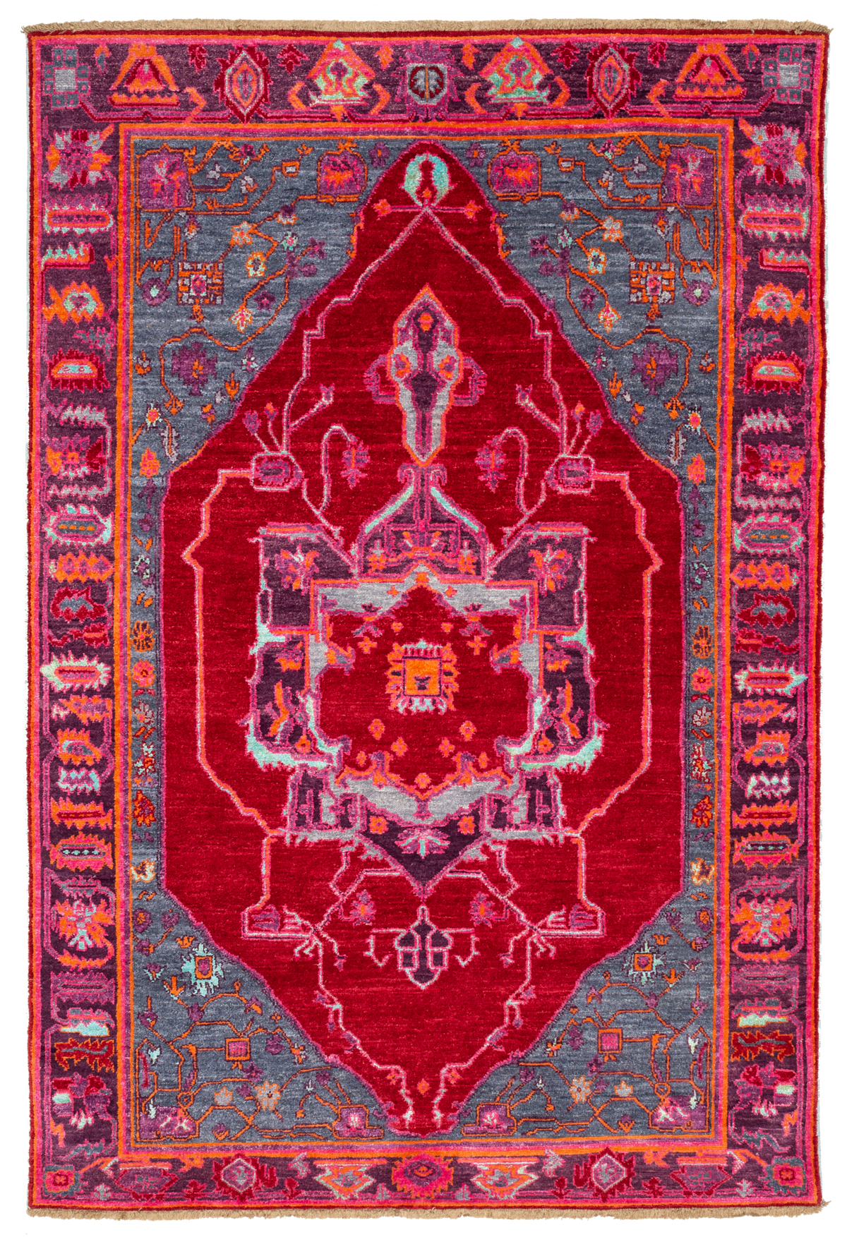Jan Kath Teppich - Azer Pulse 147 red