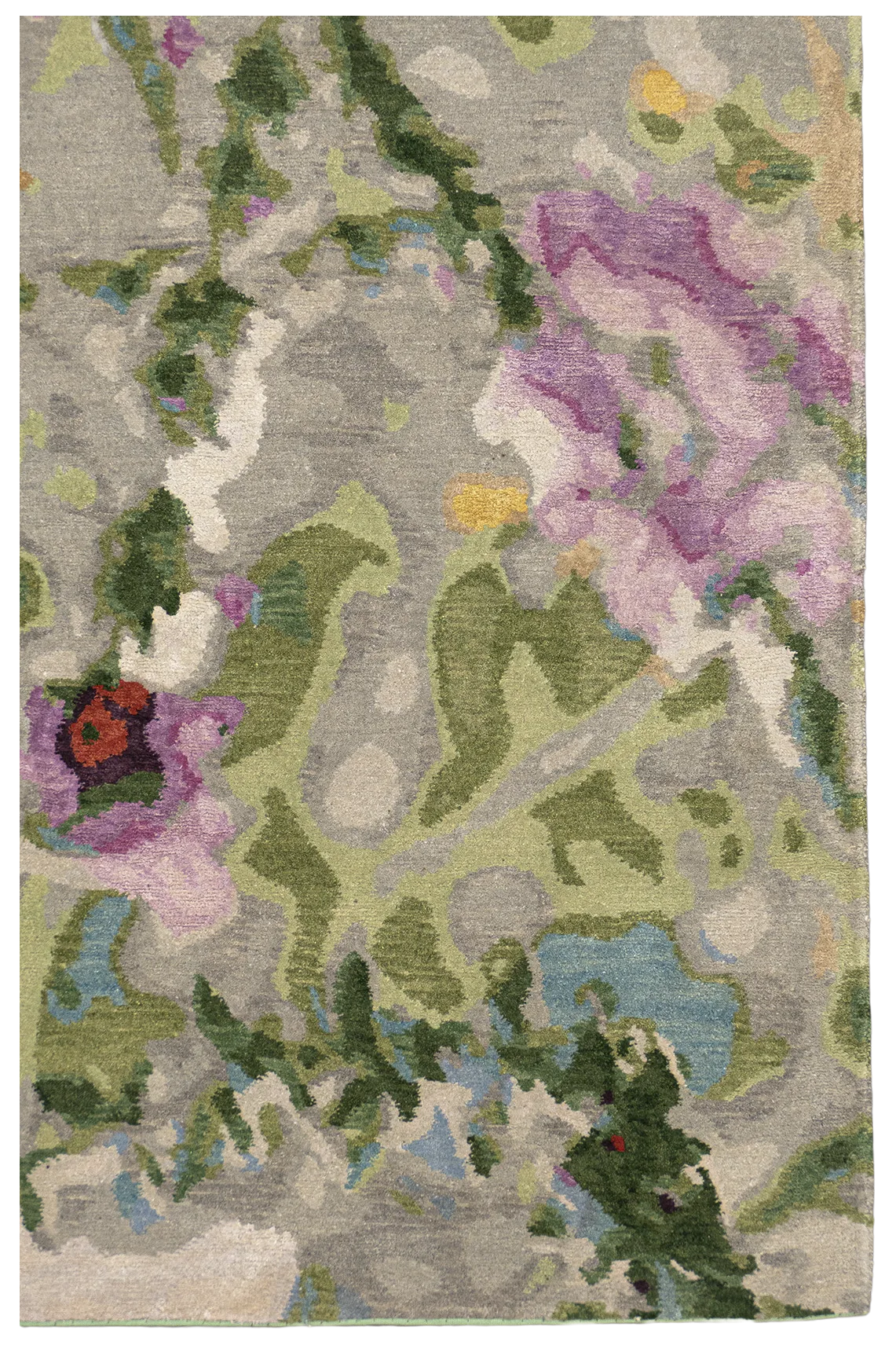 Wool & Silk Teppich - Wild Flowers