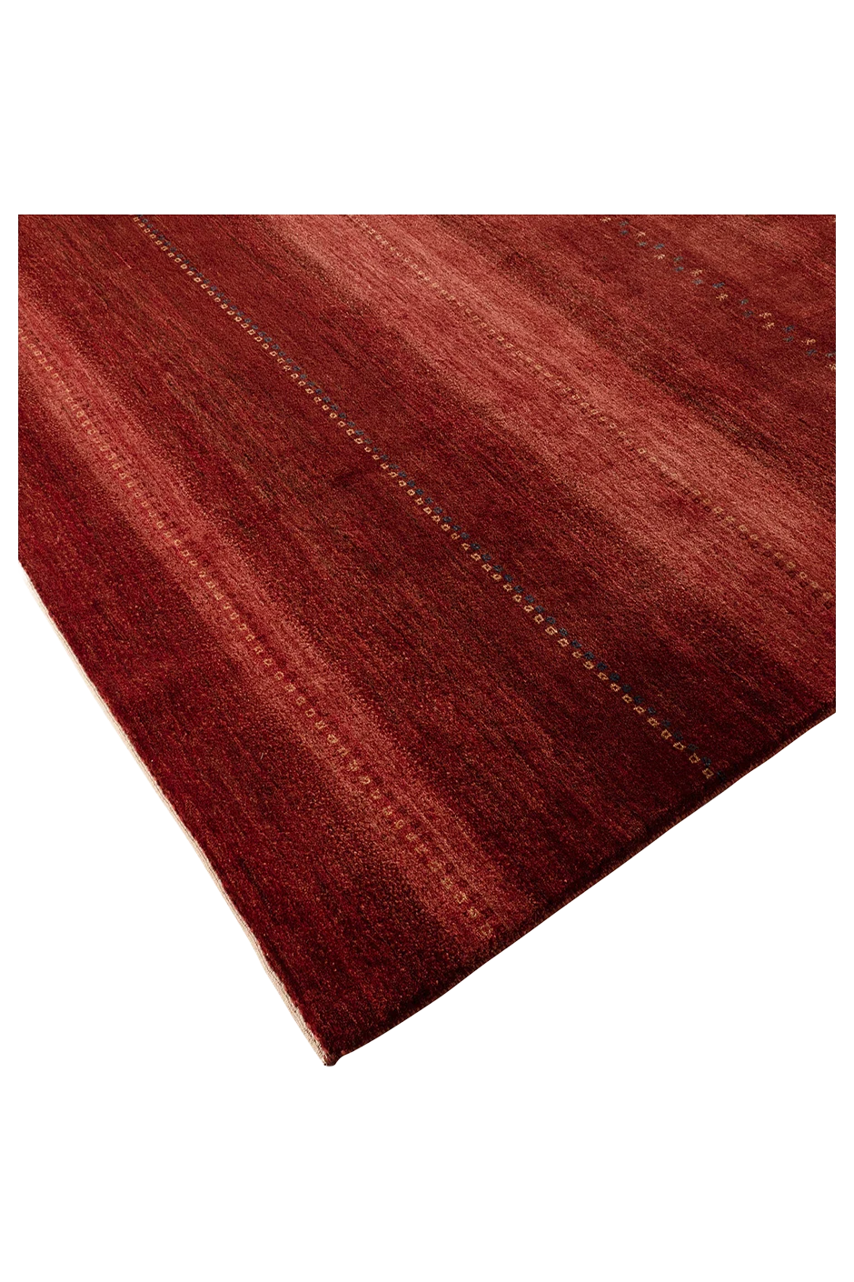 Gabbeh Teppich-Unikat - rote Mohnweide