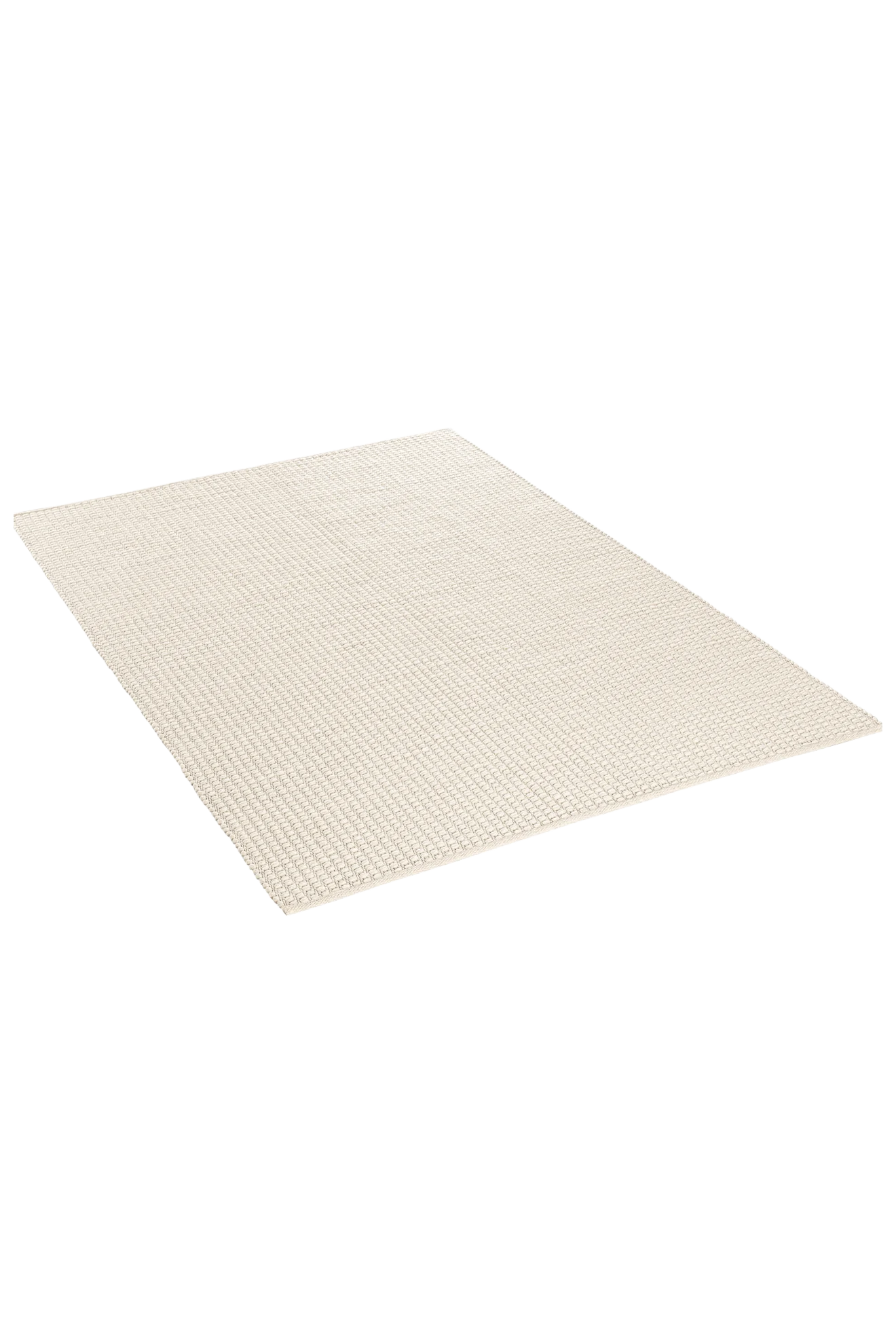 Handwebteppich - Classic White