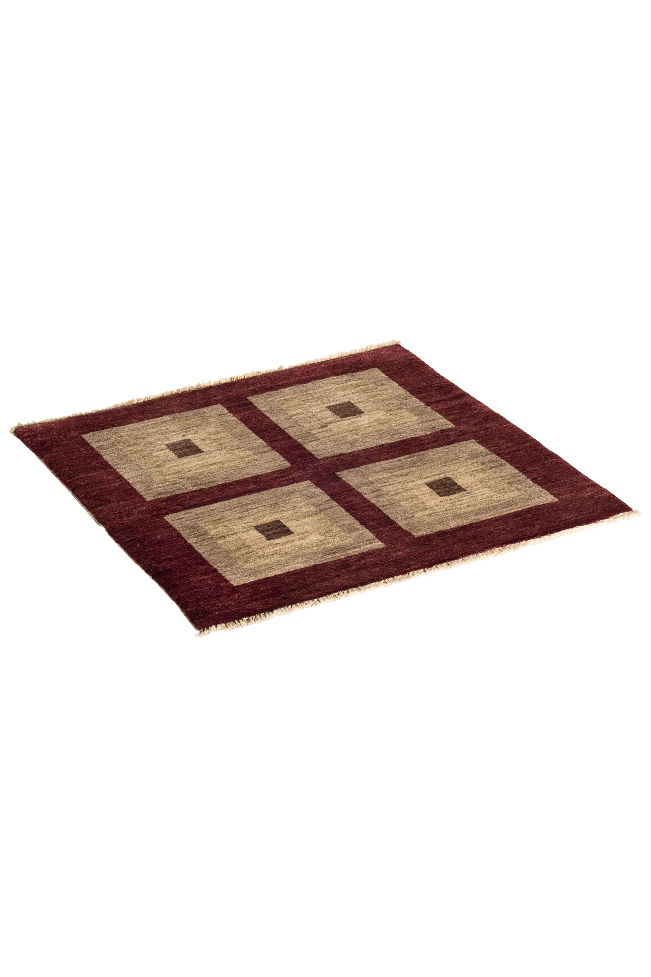 Gabbeh-Art Teppich - Lichtquadrate