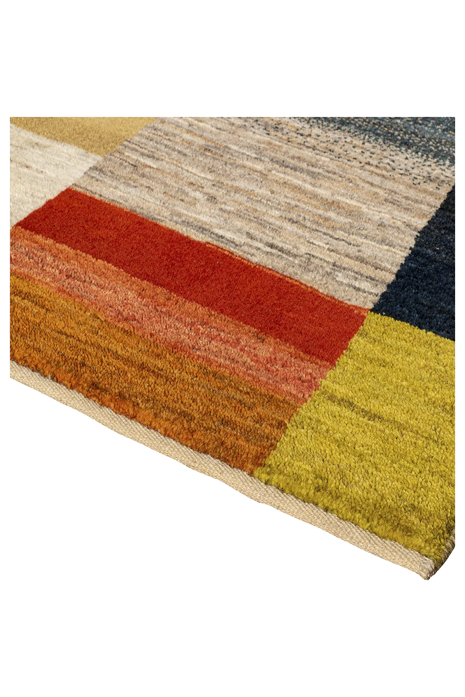 Gabbeh Teppich - Läufer bunte Blumenfelder
