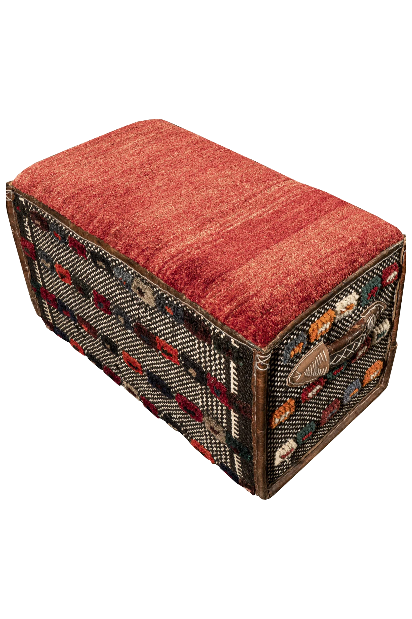 Hocker Unikat - Blumenbänder