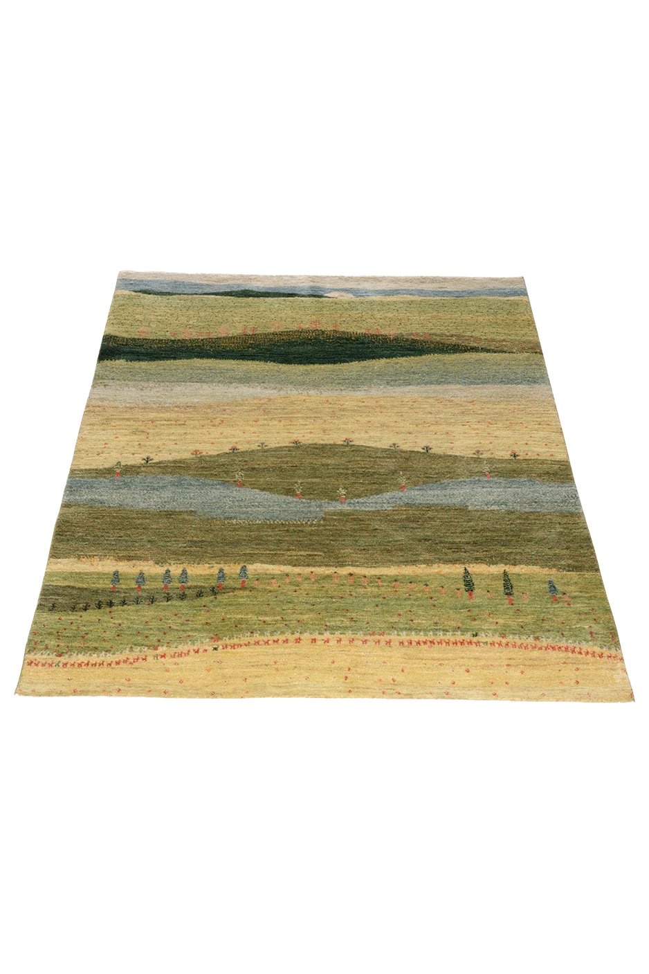 Gabbeh Teppich-Unikat - Pastellträume