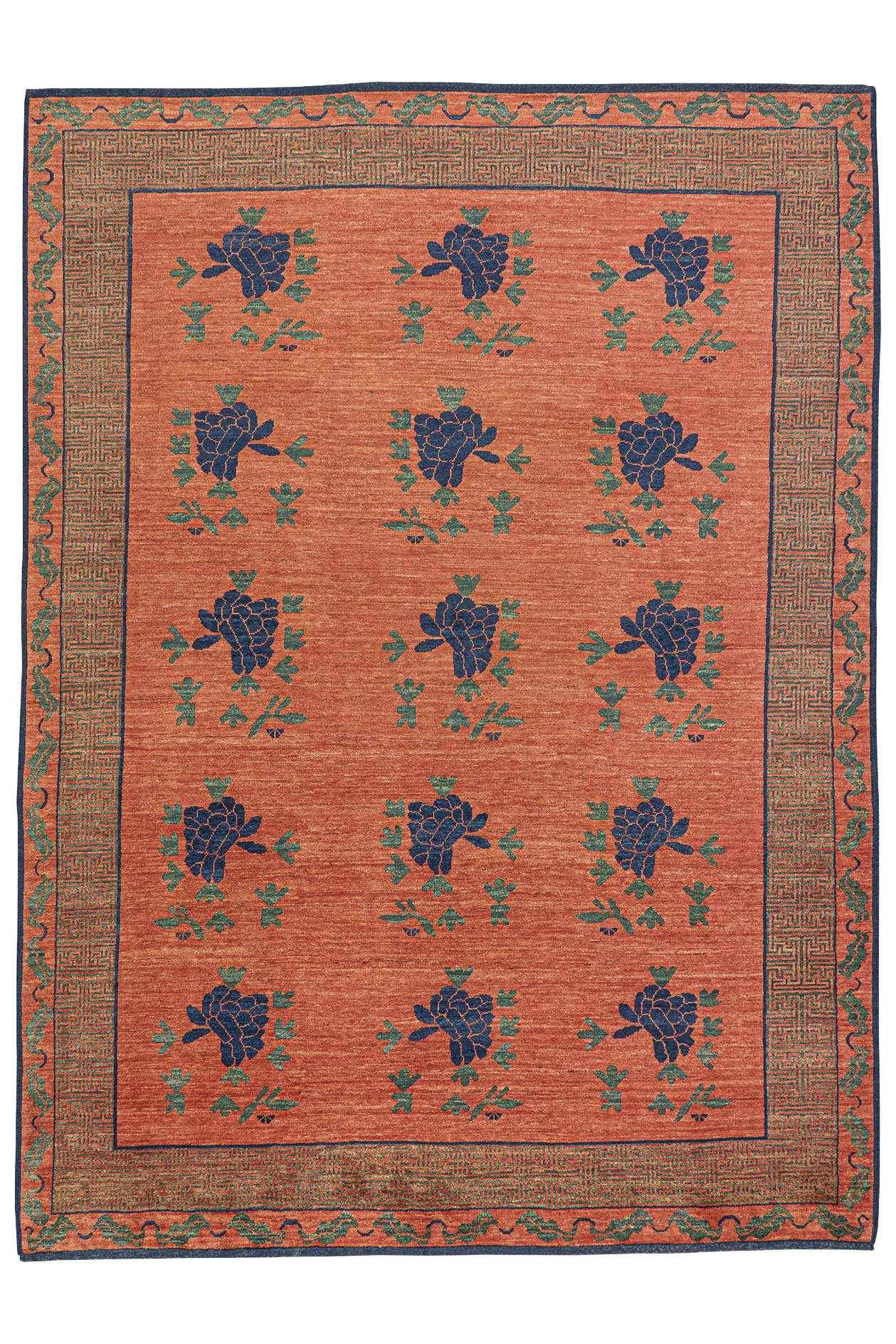 Gabbeh-Art Teppich - Weinreben