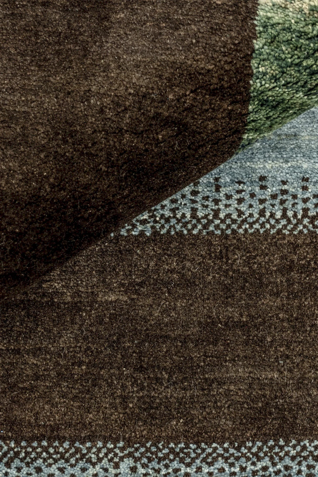 Gabbeh Teppich-Unikat - Feldlinien