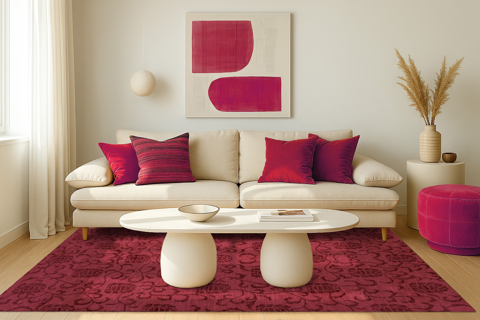 Jordan Collection Designteppich - Rosarin