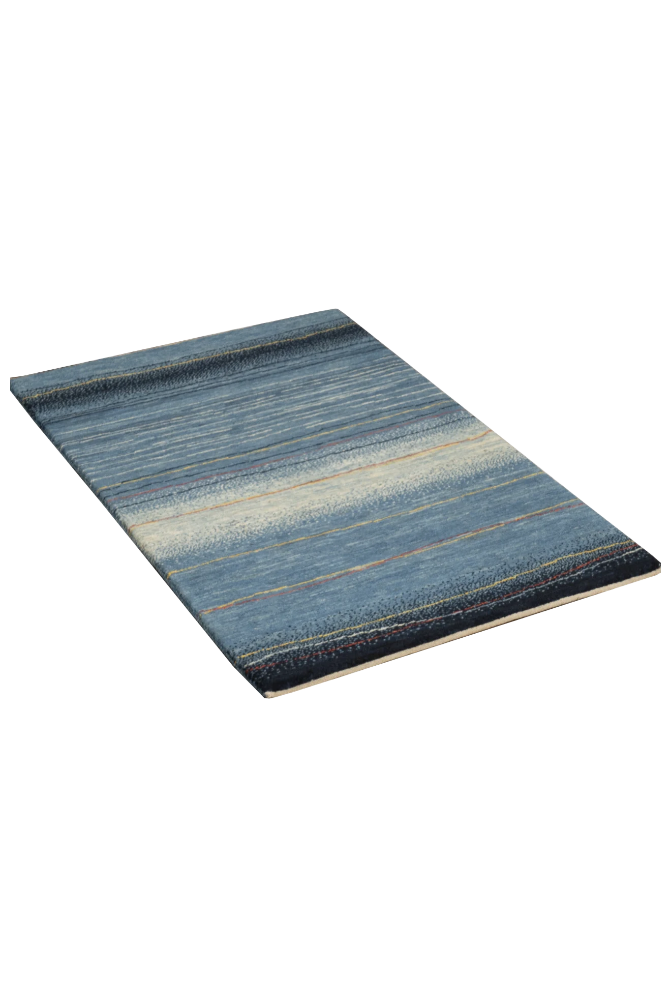 Gabbeh Teppich-Unikat - royalblaue Oase