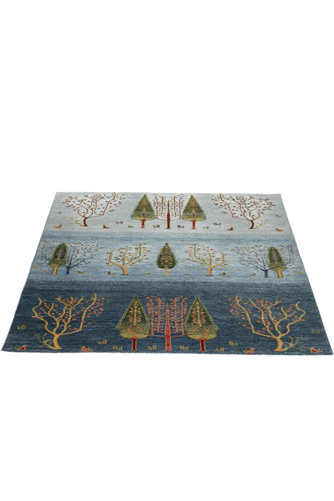 Gabbeh Teppich-Unikat - Das blaue Paradies