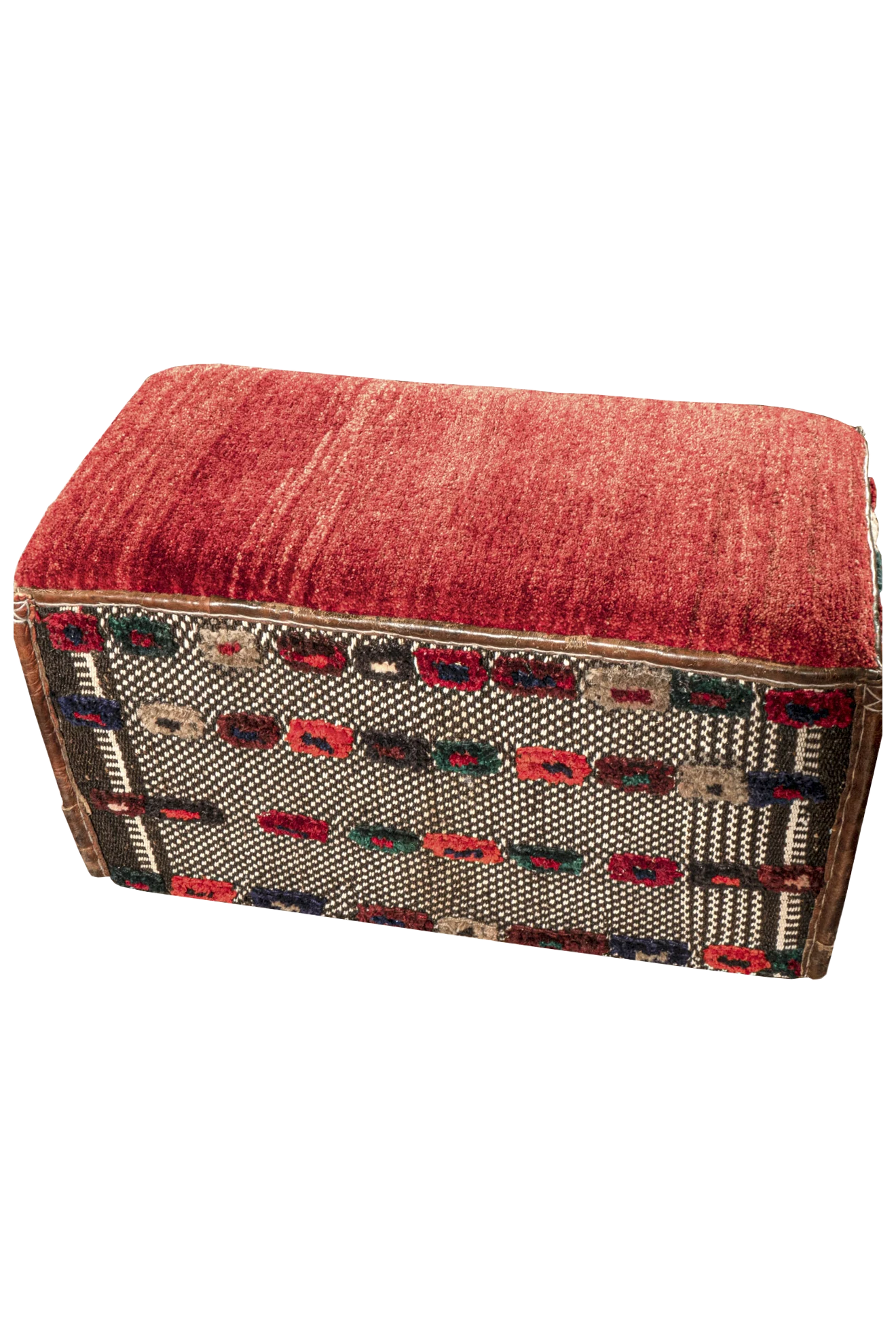 Hocker Unikat - Blumenbänder