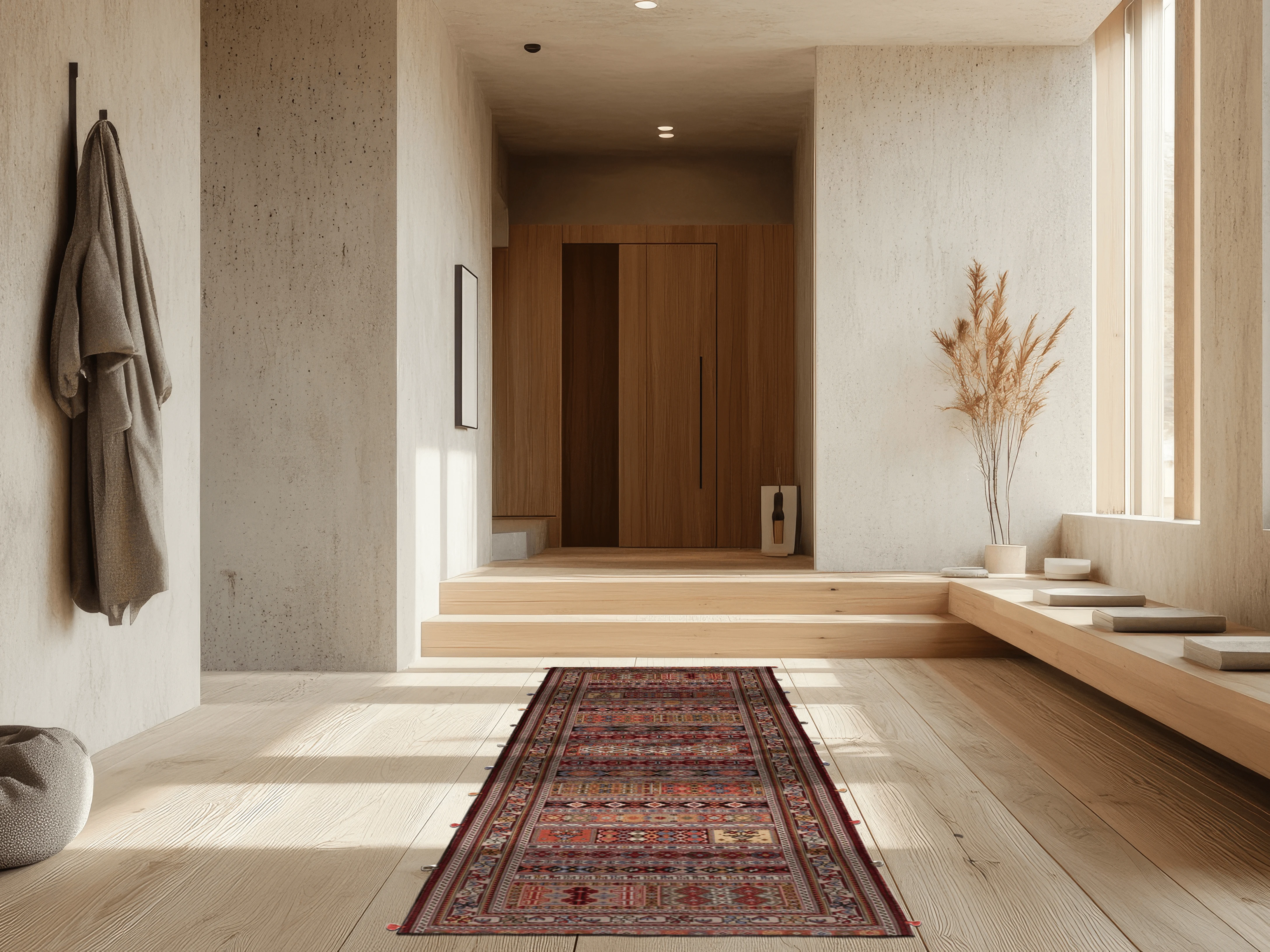 Kelim Teppichläufer - Soumakh Boho