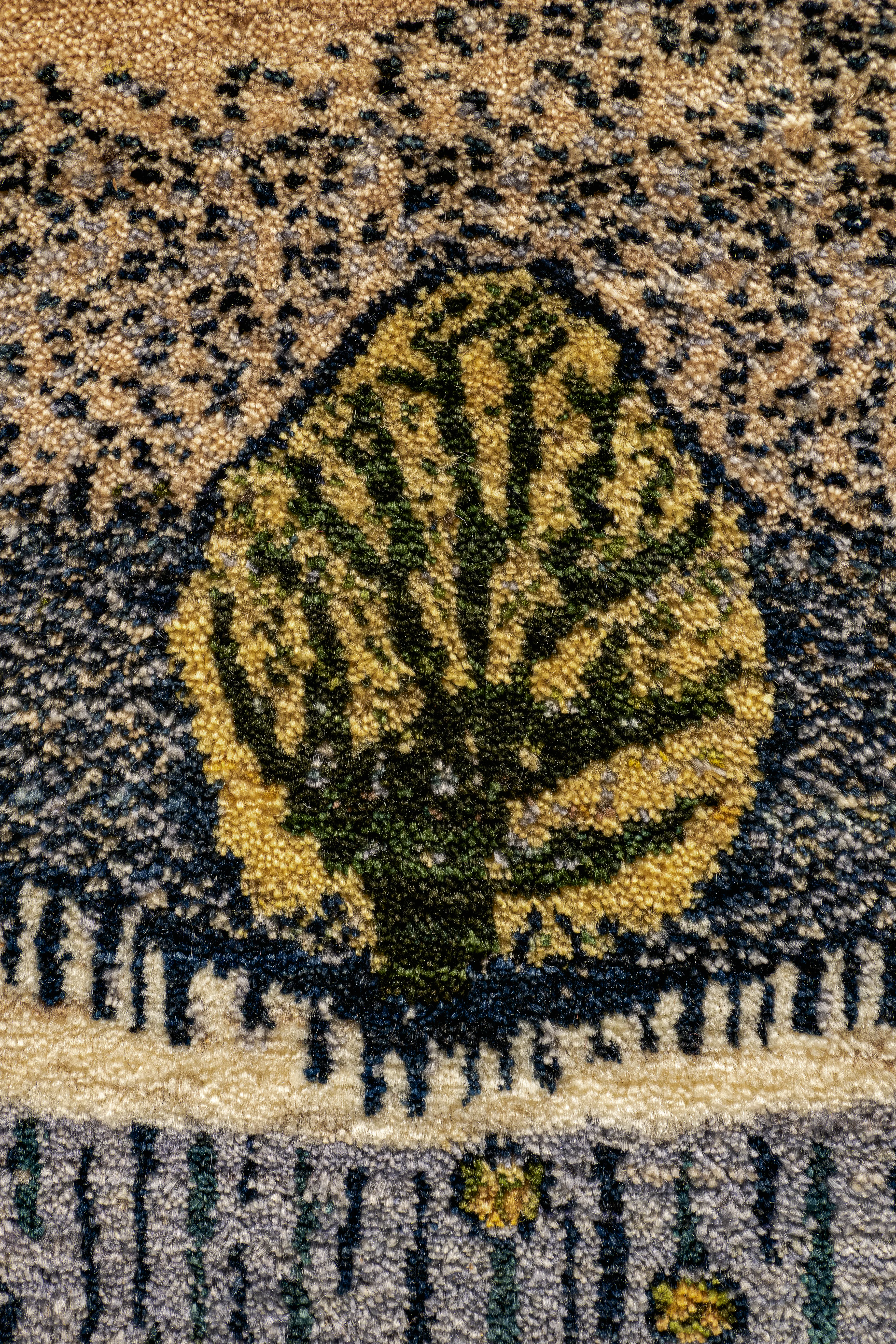 Gabbeh Teppich-Unikat - Frühlingshügel