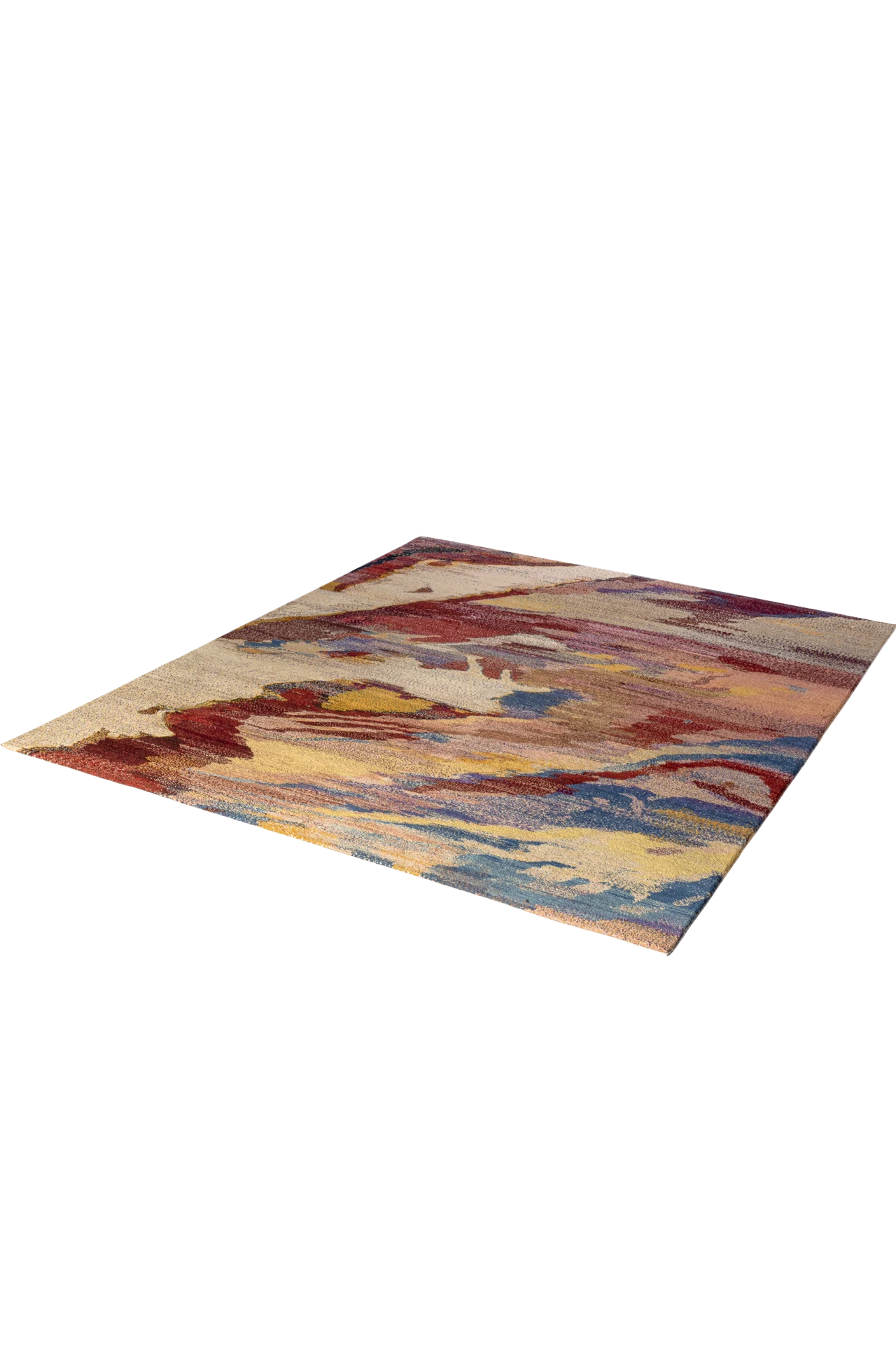 Gabbeh Teppich-Unikat - Windfarben