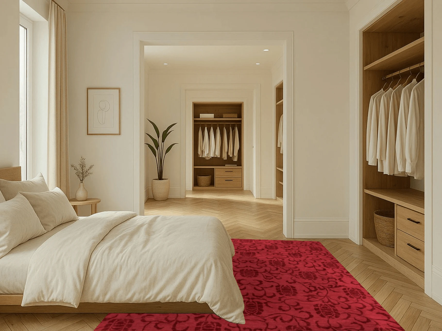 Jordan Collection Designteppich - Rosarin
