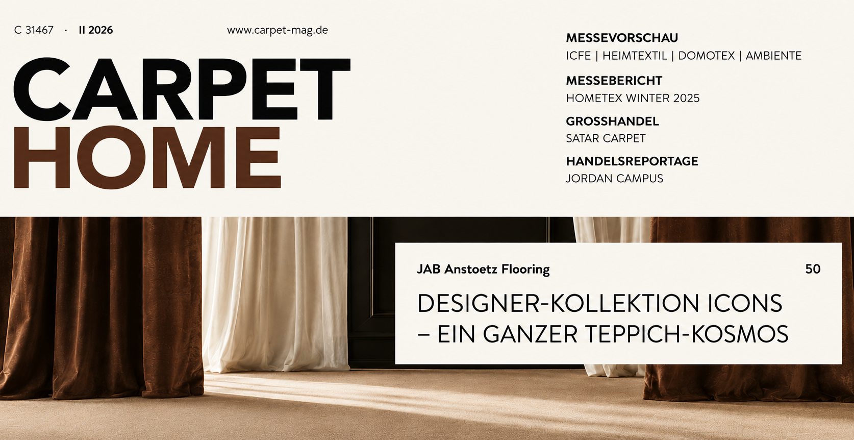 Titelbild des Carpet Home der Presse Seite