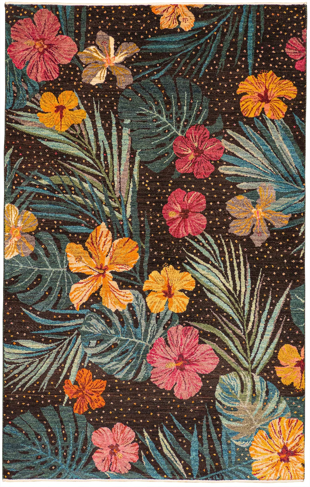 Gabbeh Teppich-Unikat - Tropischer Sommer