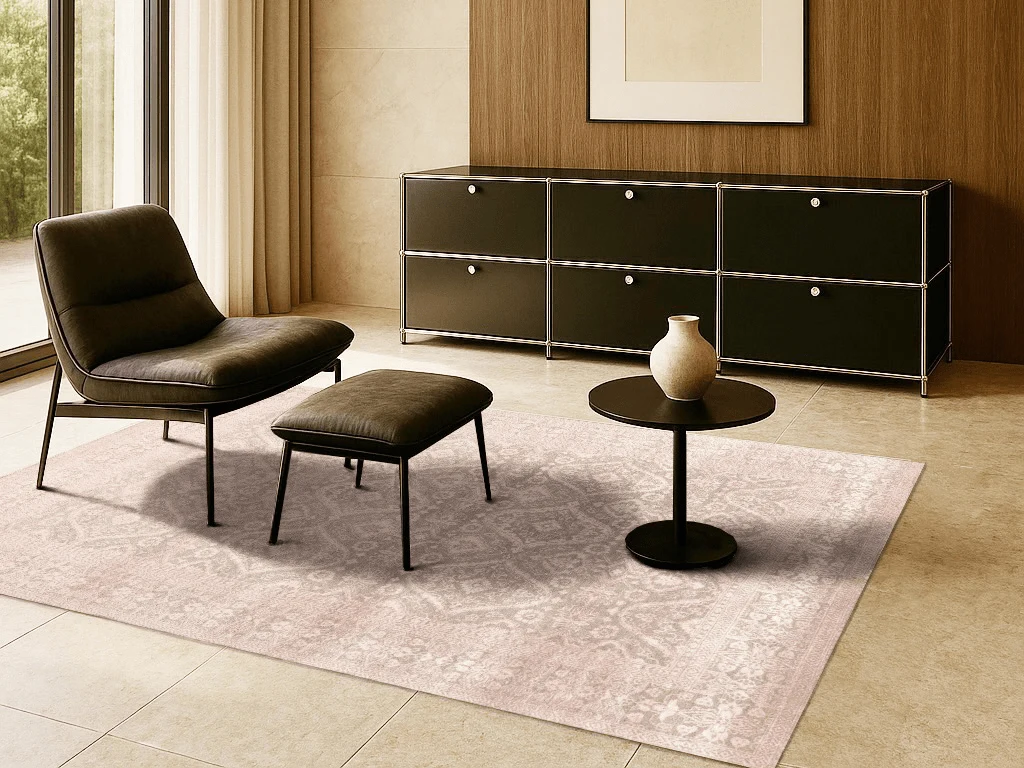 Jordan Collection Designteppich - Mosaik Rose