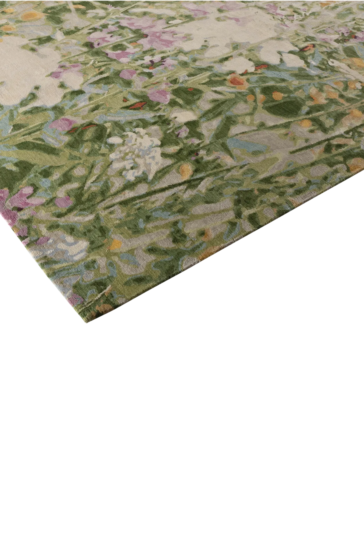 Wool & Silk Teppich - Wild Flowers