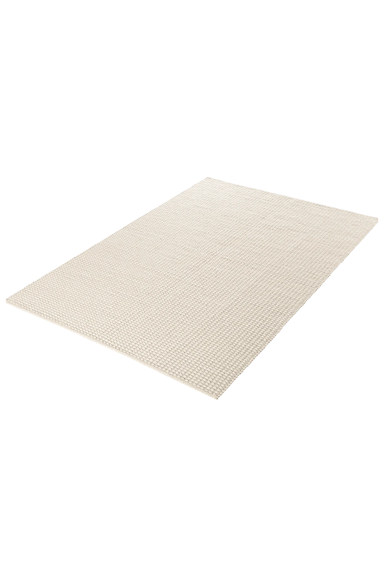 Handwebteppich - Classic White