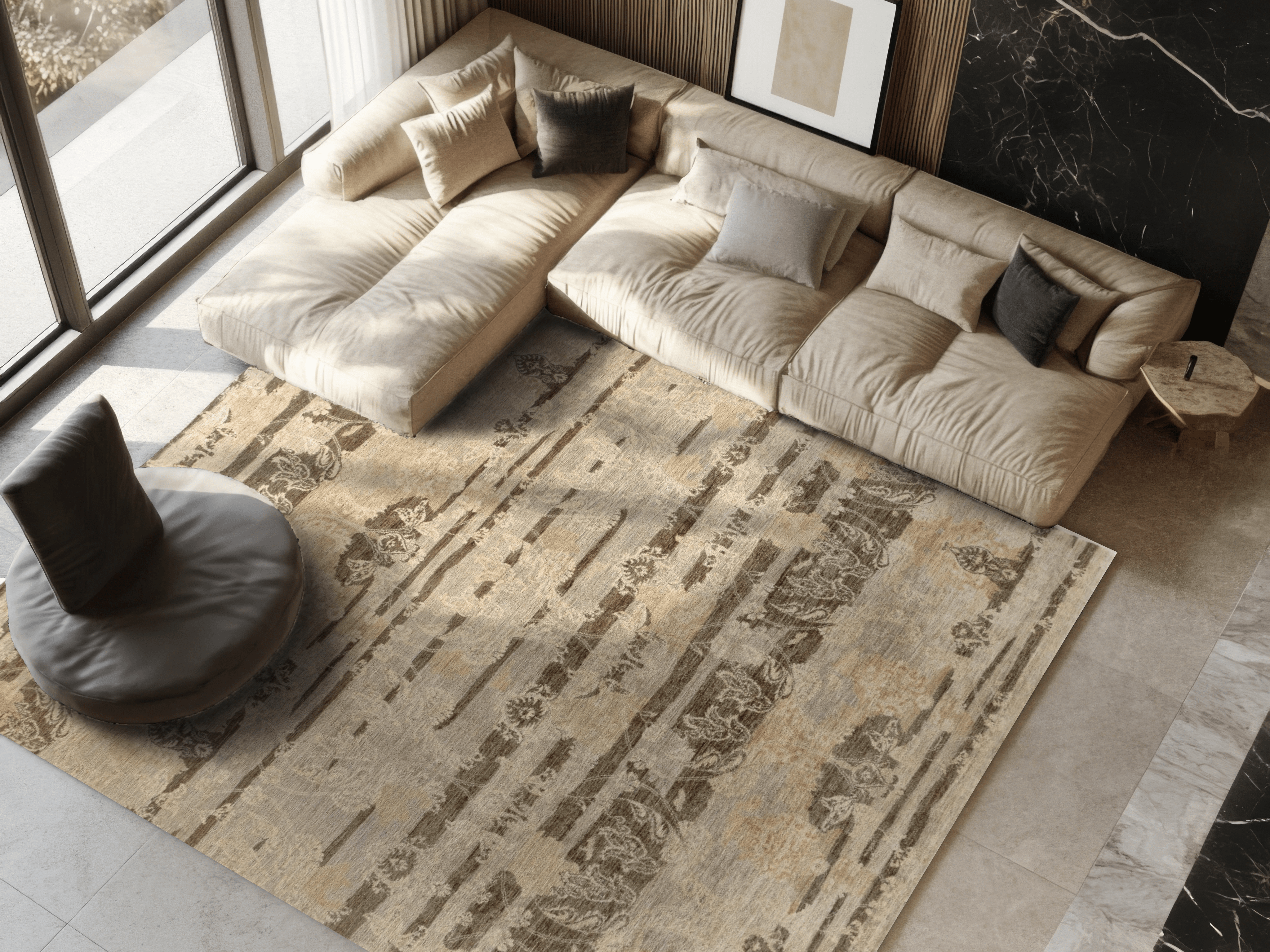 Jordan Collection Designteppich - Seagrass